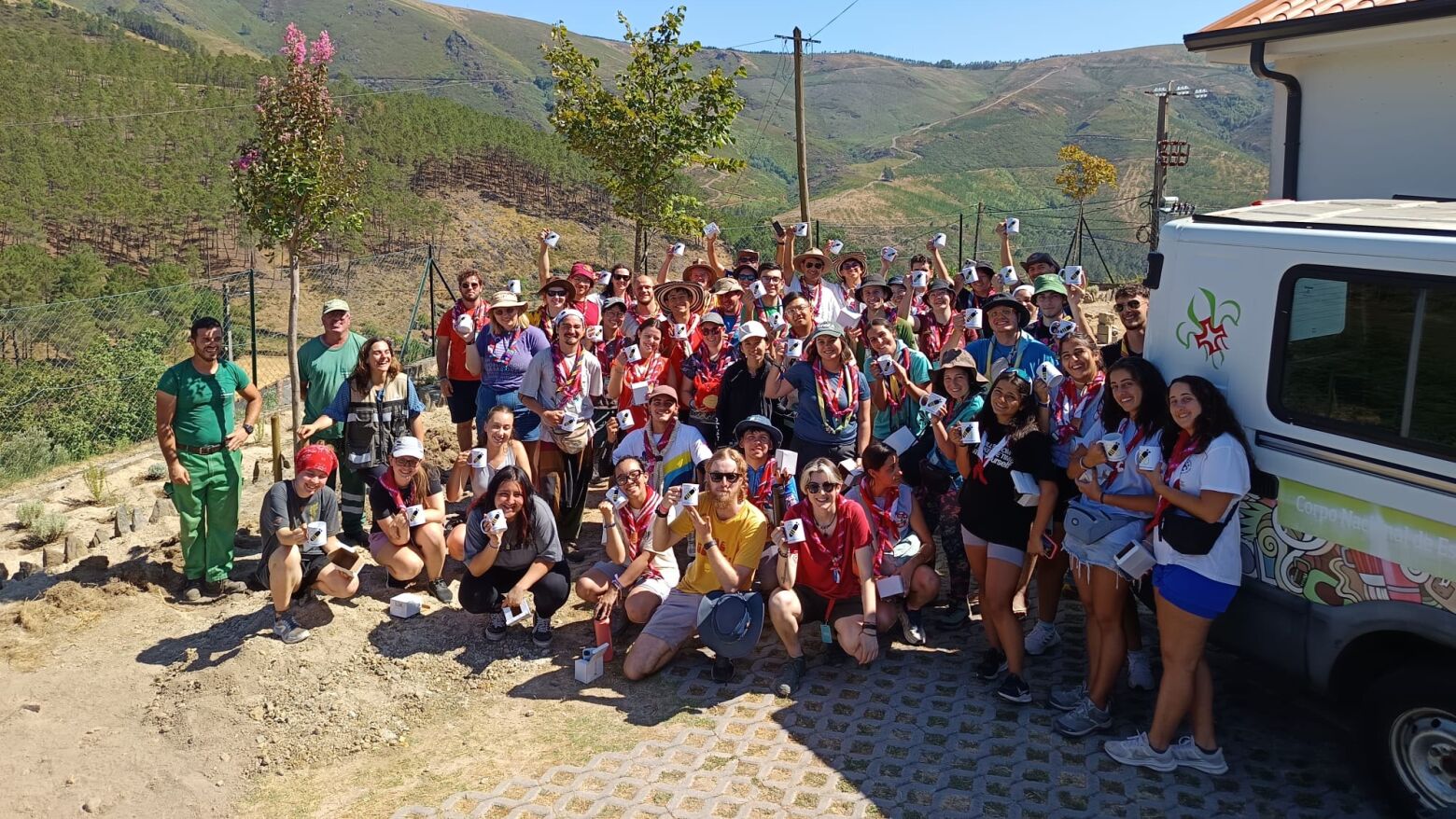 Município de Amarante promove ação ambiental no Marão com jovens escuteiros do MOOT 2025