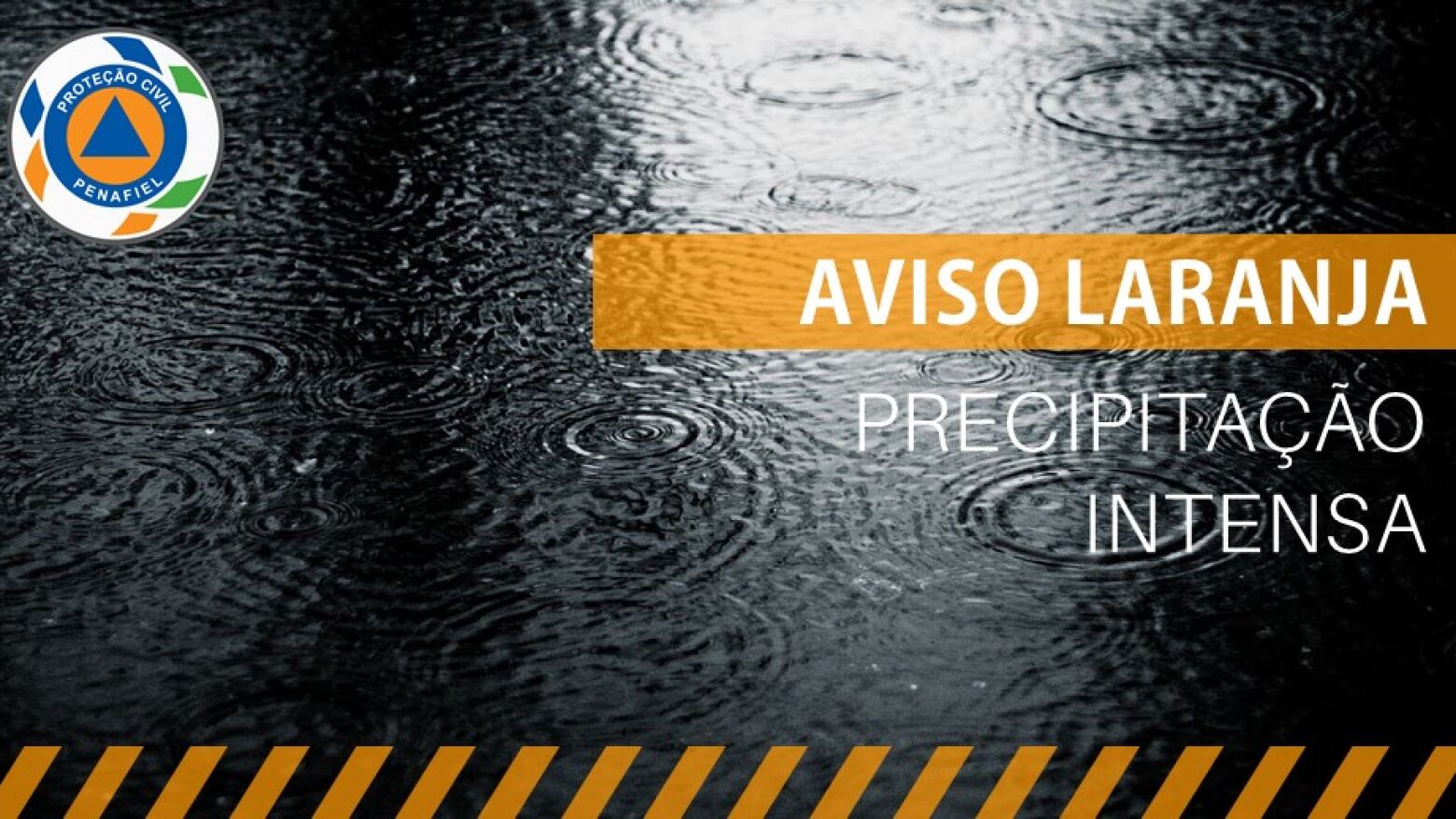 Penafiel: Prote&ccedil;&atilde;o Civil emite alerta devido a Aviso Laranja de precipita&ccedil;&atilde;o para esta quarta-feira