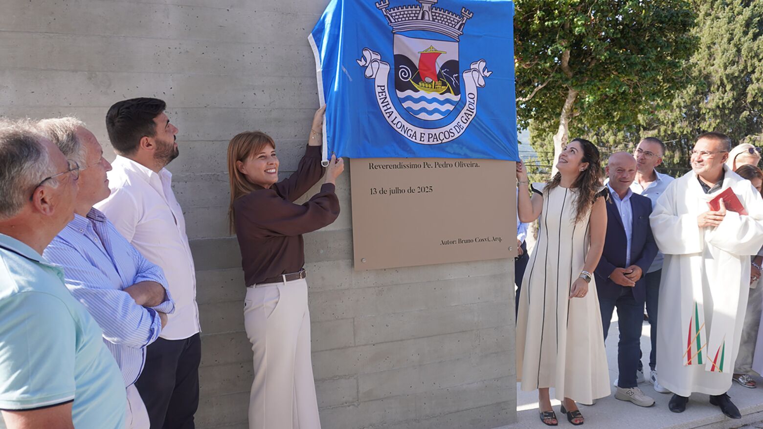Inaugurada a Praceta Juiz Conselheiro Dr. José Alfredo Soares Manso Preto em Paços de Gaiolo