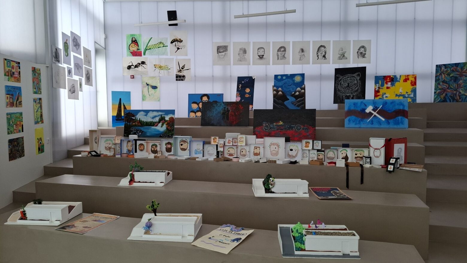 Marco: Exposição de Artes Visuais de Alunos do Agrupamento de Escolas de Alpendorada inaugurada em Bitetos