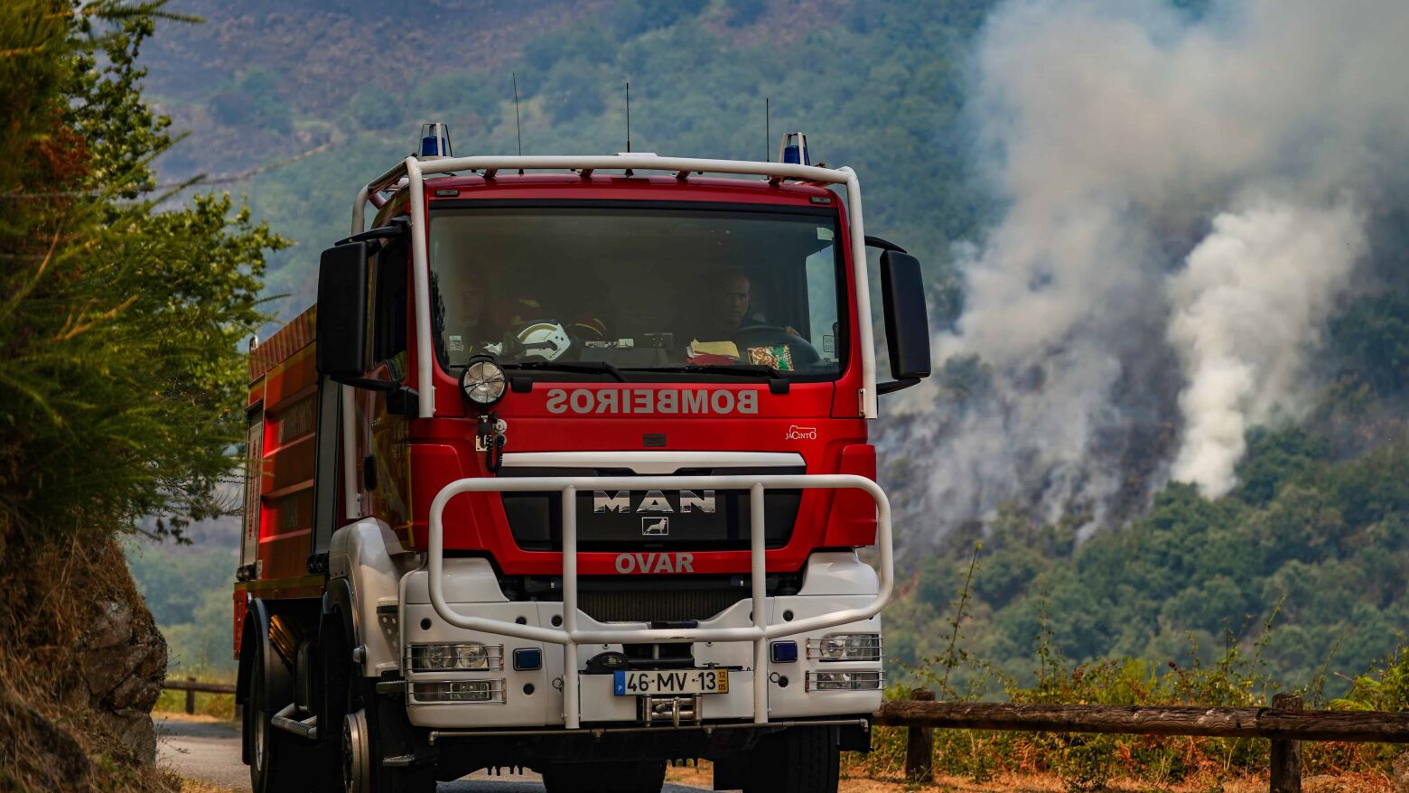 Amarante e Baião enfrentam vários focos de incêndio no distrito do Porto