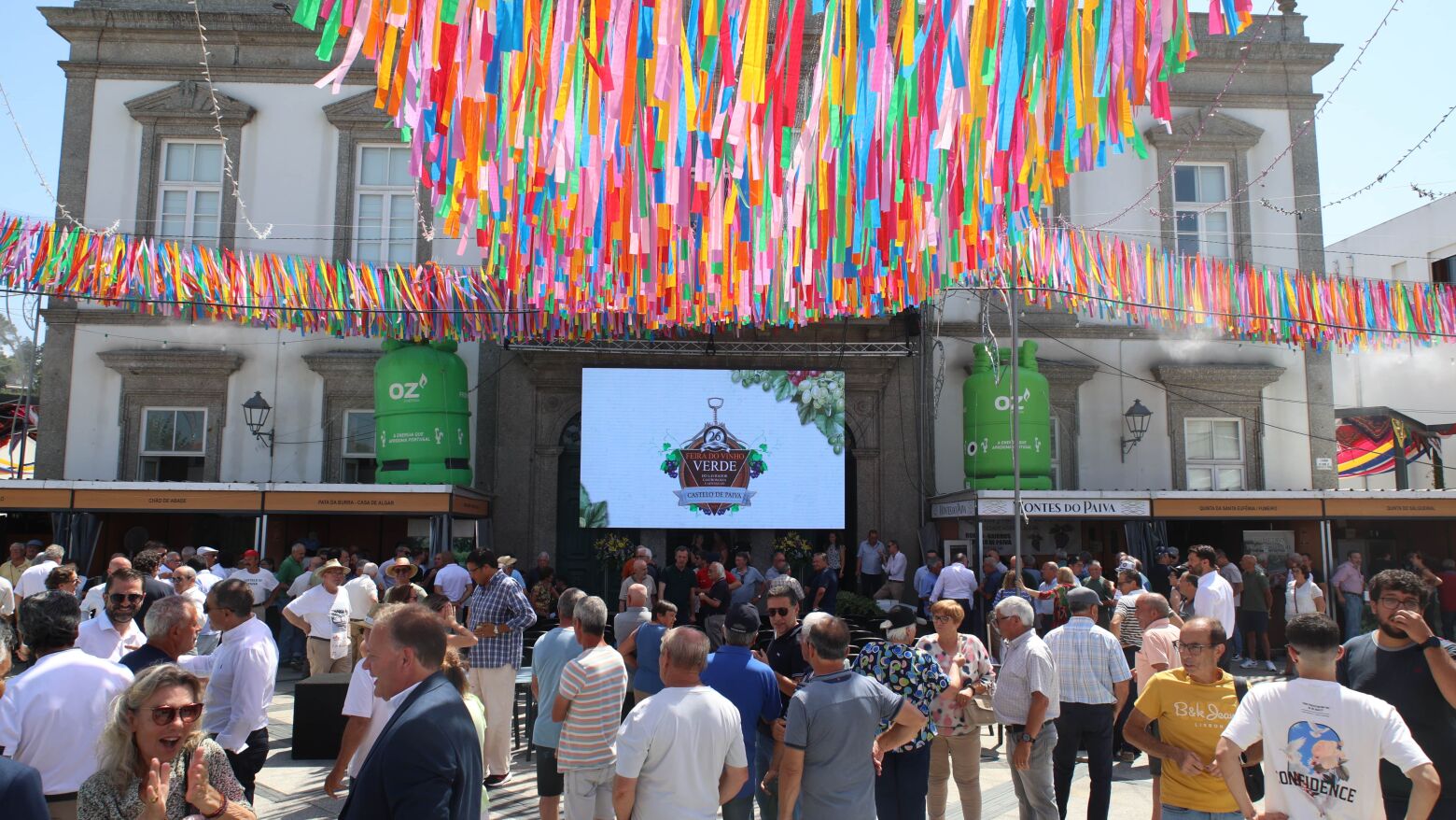 Feira do Vinho Verde arrancou em Castelo de Paiva com presença do Ministro das Infraestruturas