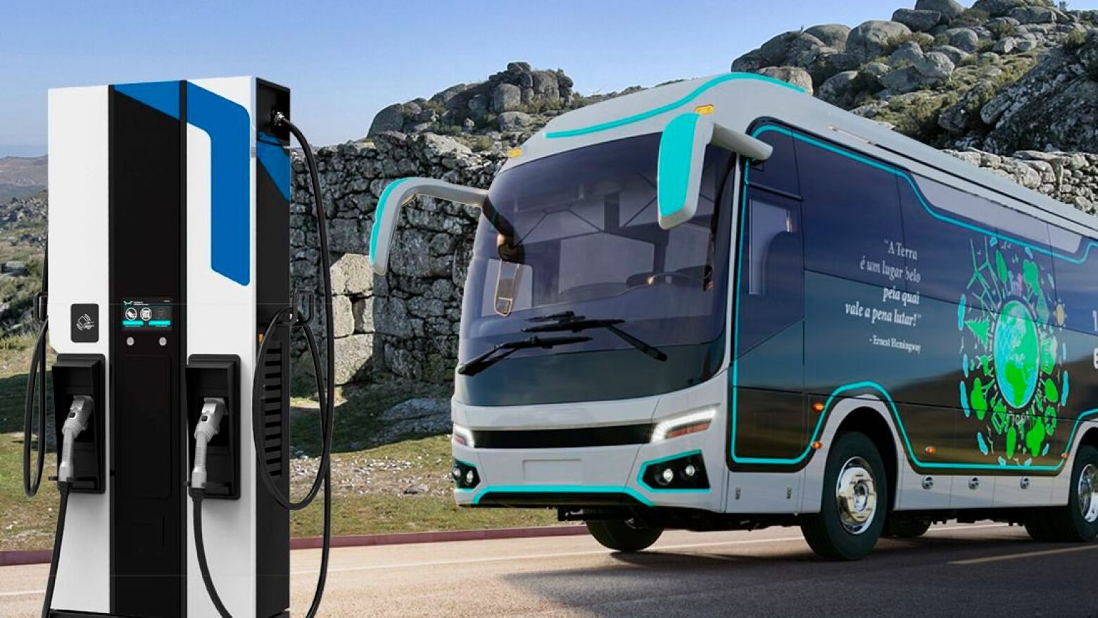 Município de Cinfães aposta na mobilidade sustentável com aquisição de autocarro 100% elétrico para transporte escolar