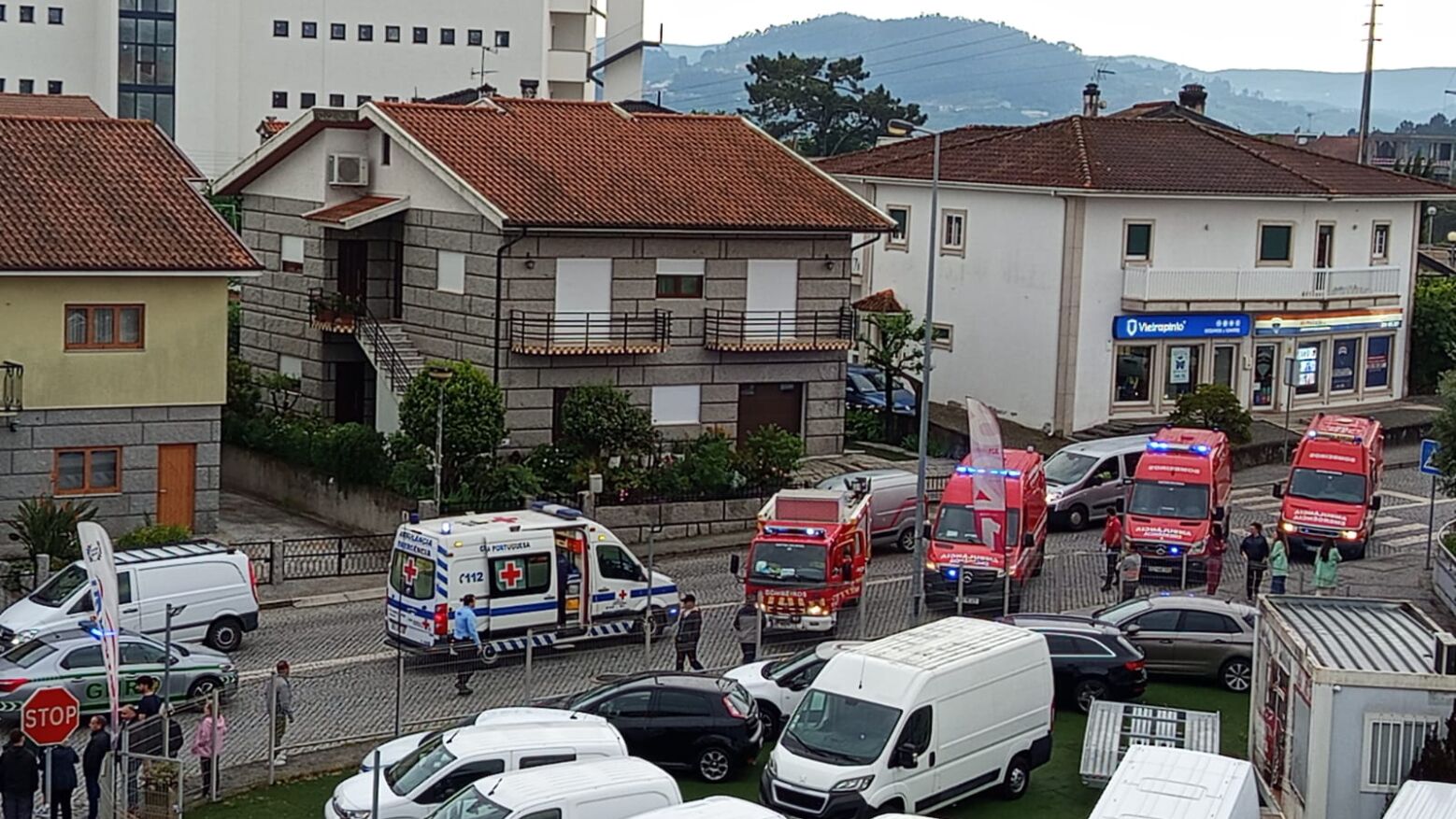 Colisão em Alpendorada, Marco de Canaveses,condiciona trânsito