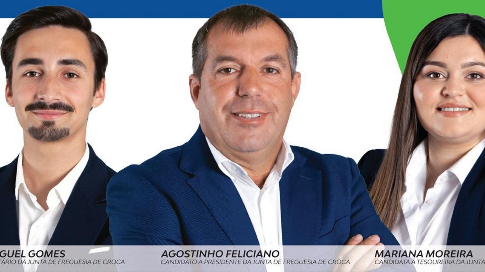 Agostinho Feliciano, António Miguel e Mariana Moreira anunciam candidatura independente à freguesia de Croca