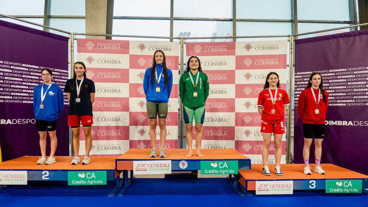 Clube Aqu&aacute;tico Pacense domina p&oacute;dios no Campeonato Nacional de Nata&ccedil;&atilde;o em Coimbra