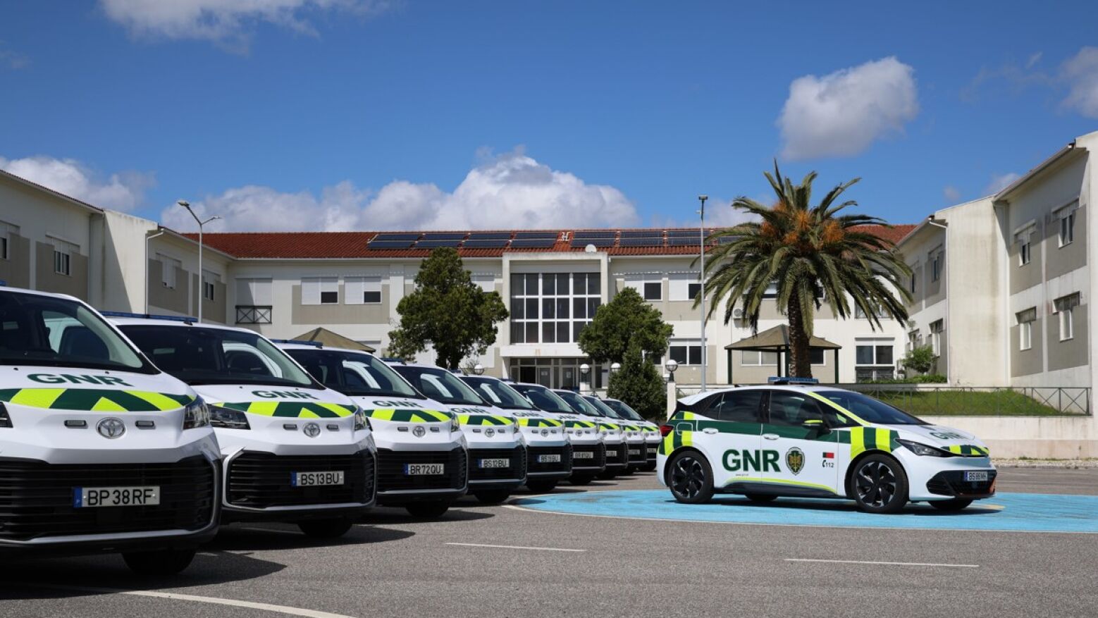 GNR reforça frota com 36 novas viaturas para patrulhamento