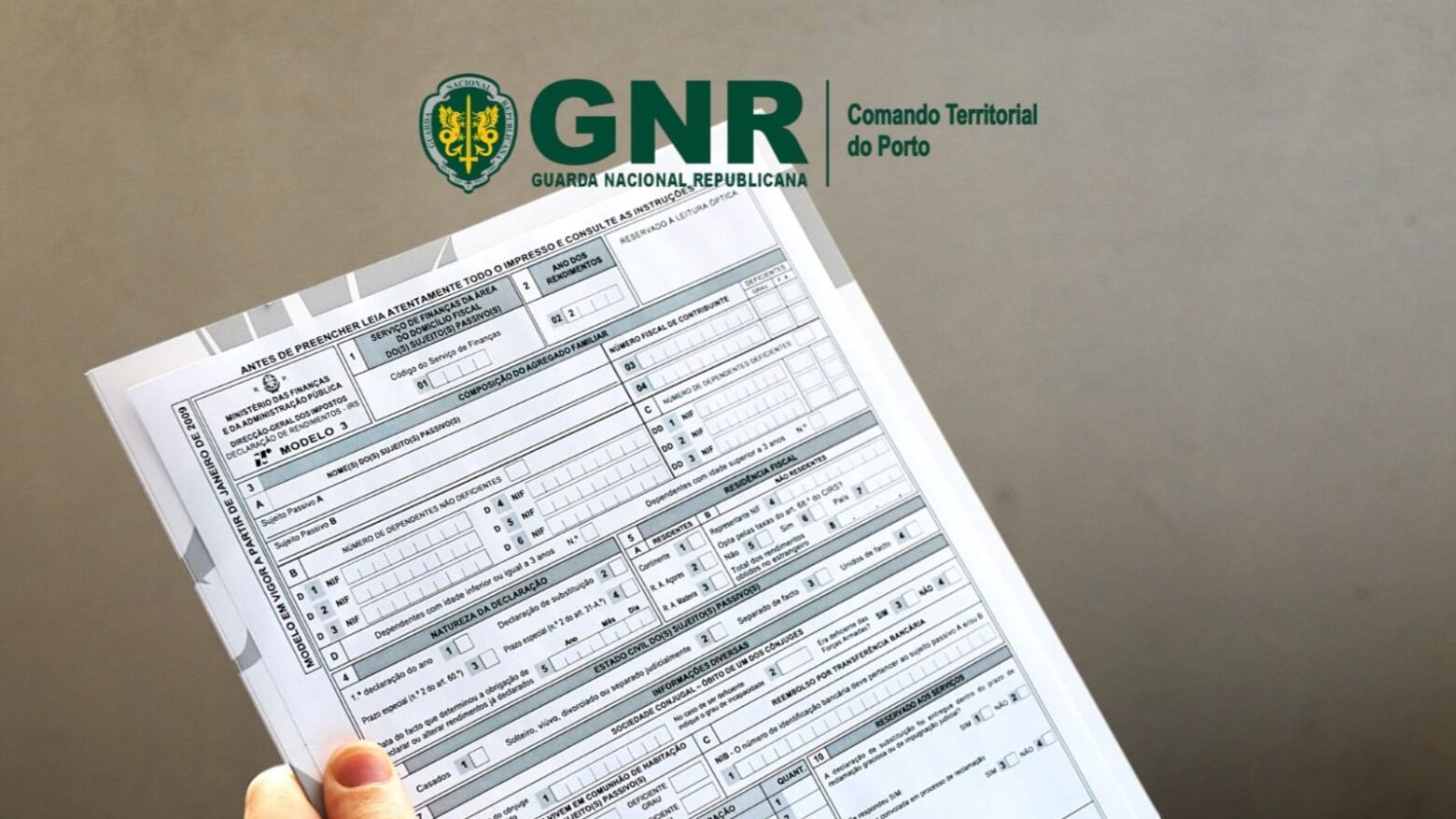 GNR do Porto alerta para aumento de burlas eletr&oacute;nicas no arranque da &eacute;poca do IRS