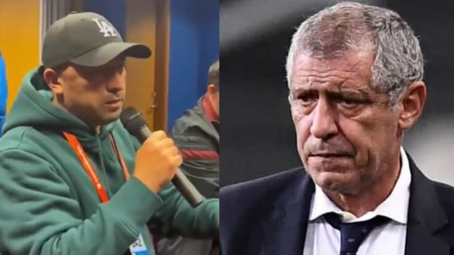 Fernando Santos apertado por jornalista azeri: "Não tem amor próprio?"