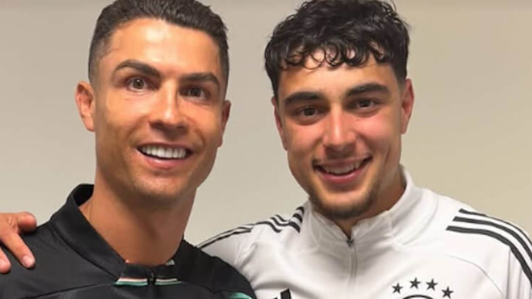 Jogador alemão sai do Alemanha-Portugal a sorrir por causa de Ronaldo