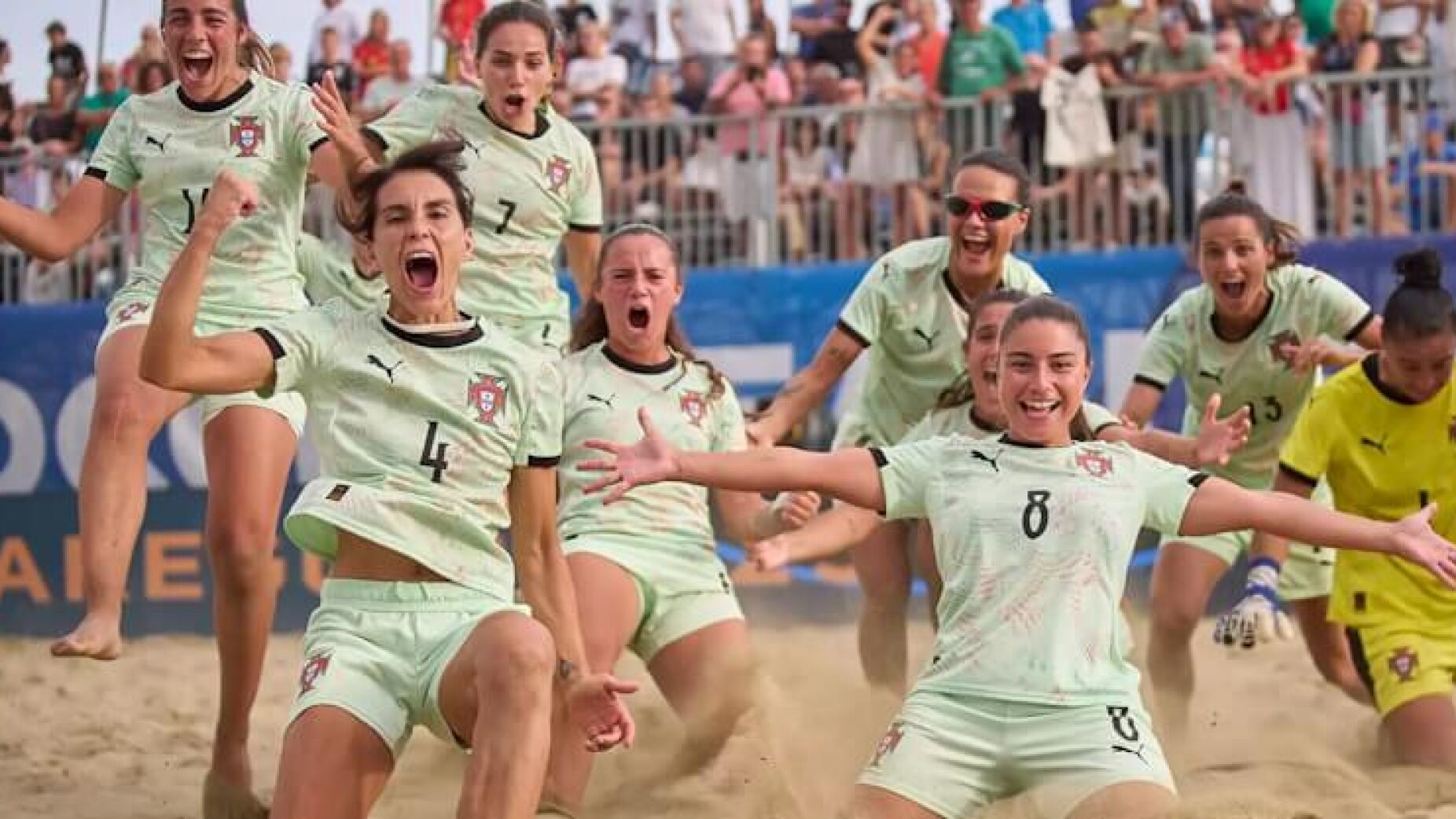 Portugal sagra-se campeão europeu de futebol de praia feminino