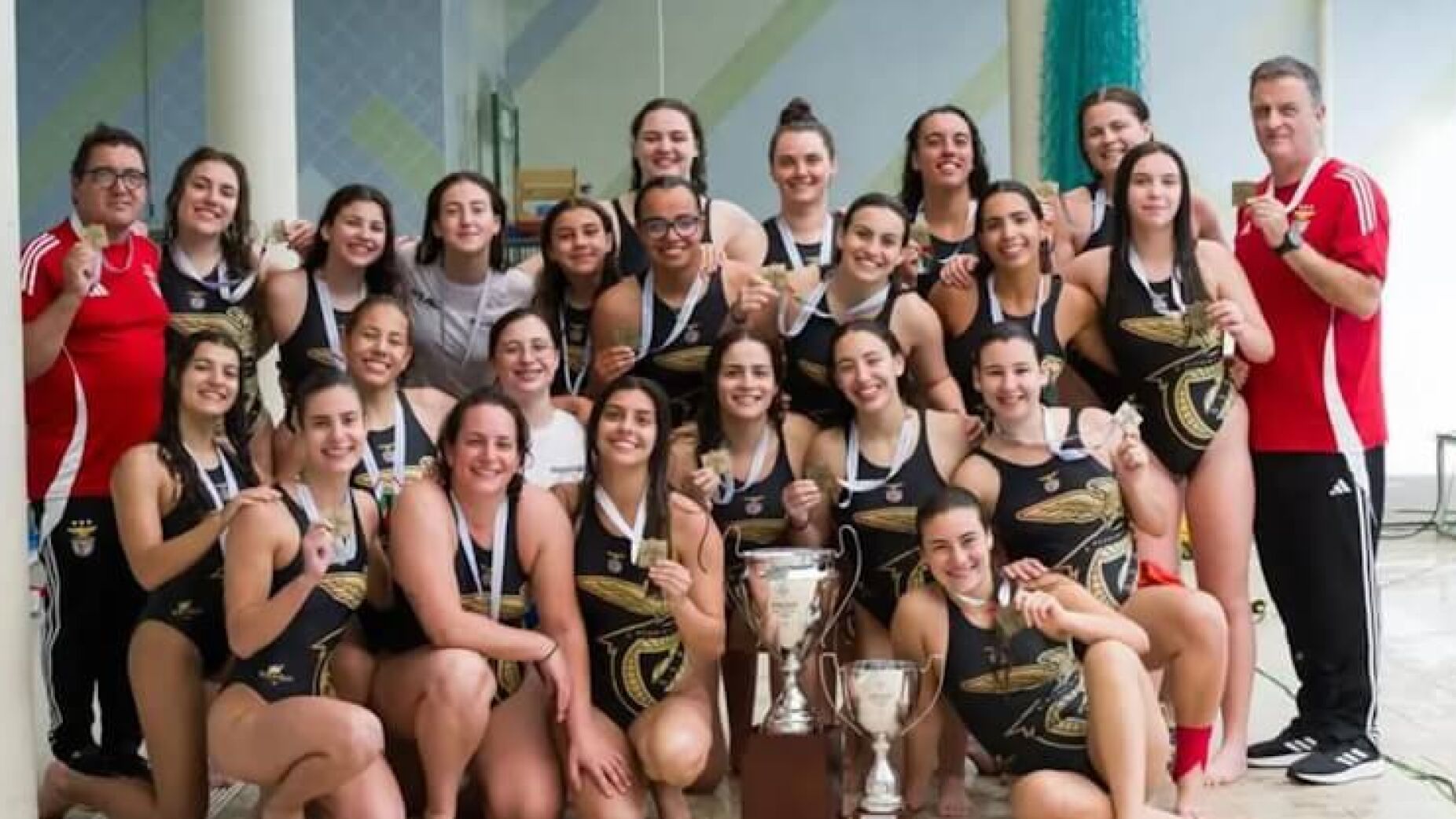 Benfica goleia Cascais e conquista a Taça de Portugal feminina de polo aquático