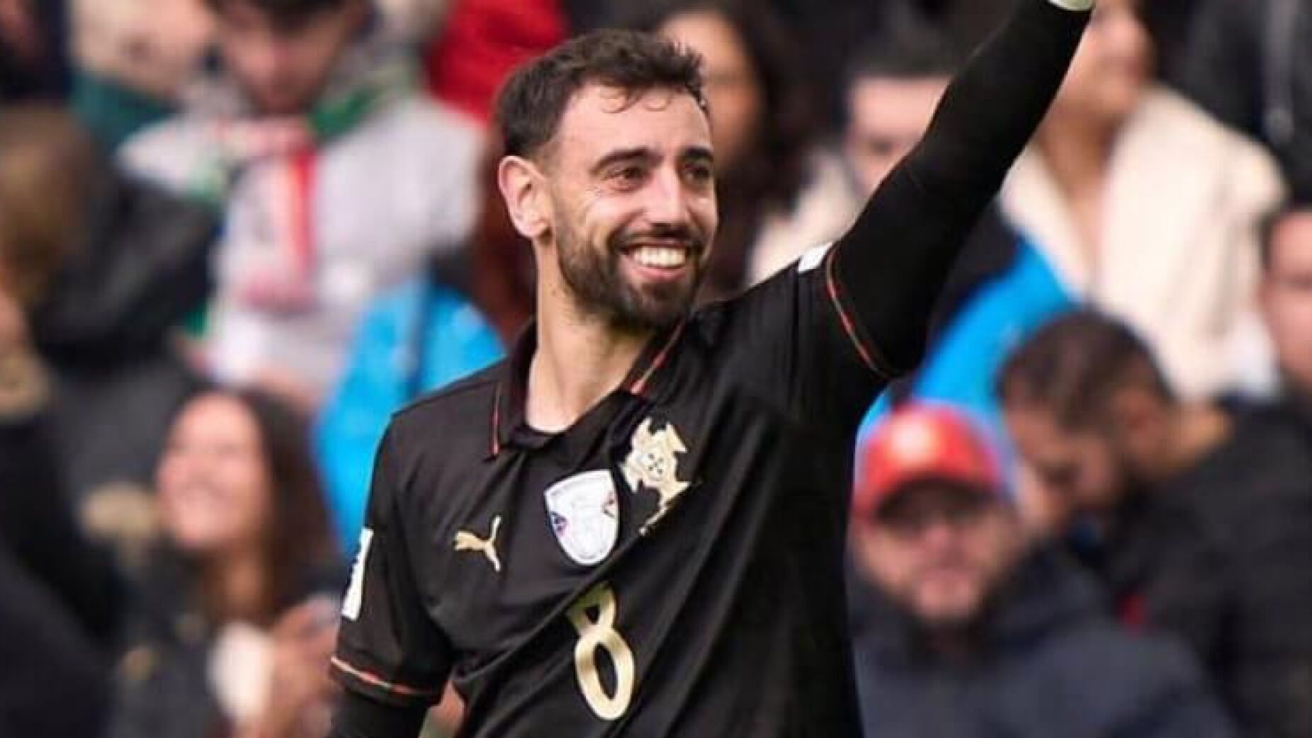 Bruno Fernandes reage ao hat trick na chapa 9 de Portugal