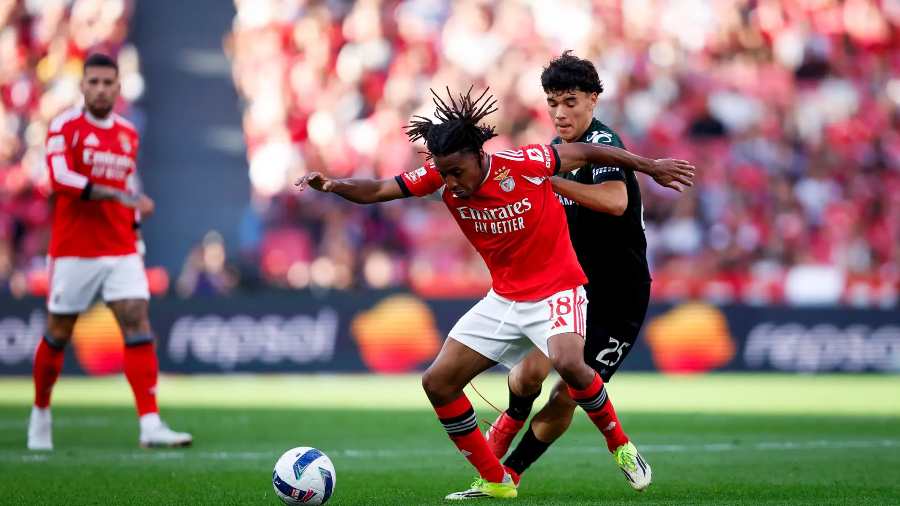 Benfica bate Moreirense na Luz e mant&eacute;m press&atilde;o sobre o Porto