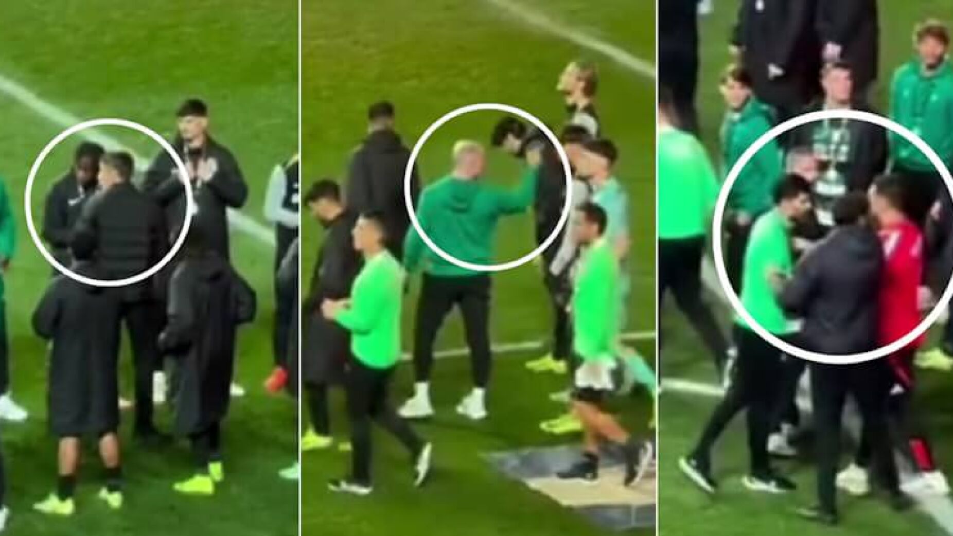 Novo vídeo mostra Lage 'picado' com trio do Sporting após Taça da Liga