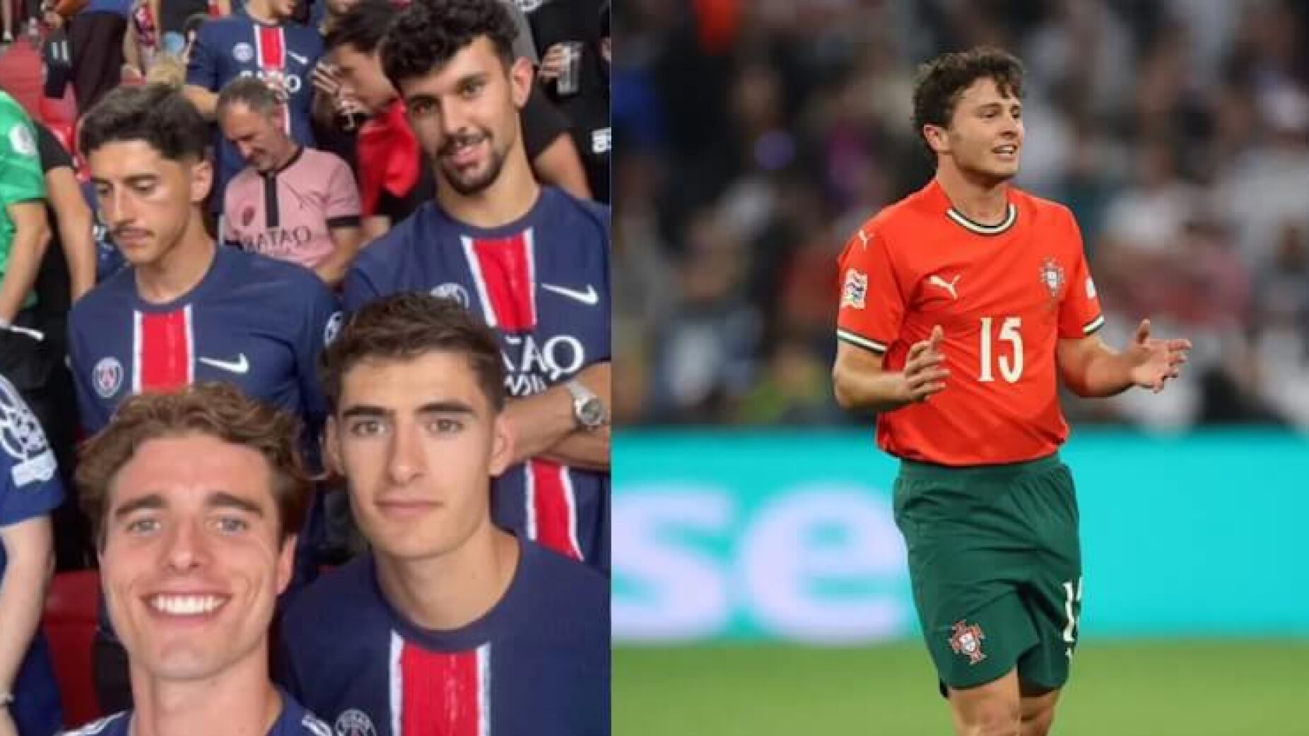 João Neves reage a polémica dos jogadores do Benfica com camisolas do PSG