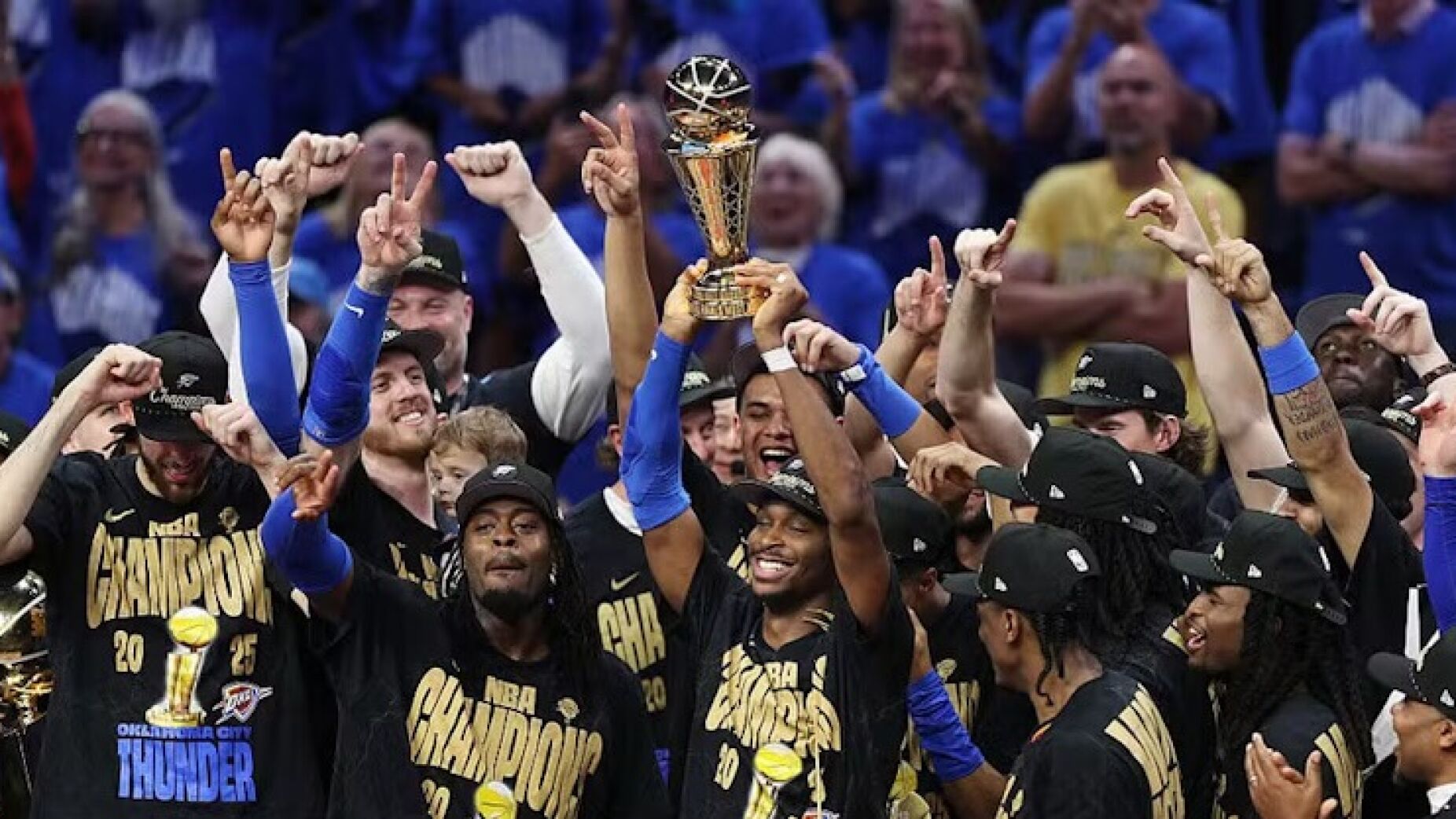 OKC vencem a negra e sagram-se campeões da NBA, 45 anos depois