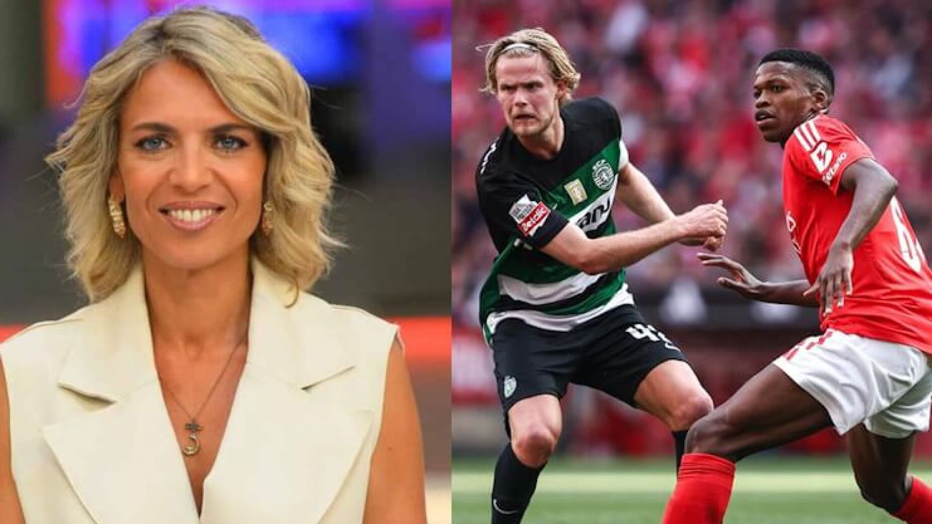 Publicação da jornalista Sandra Felgueiras sobre a final da Taça já é viral