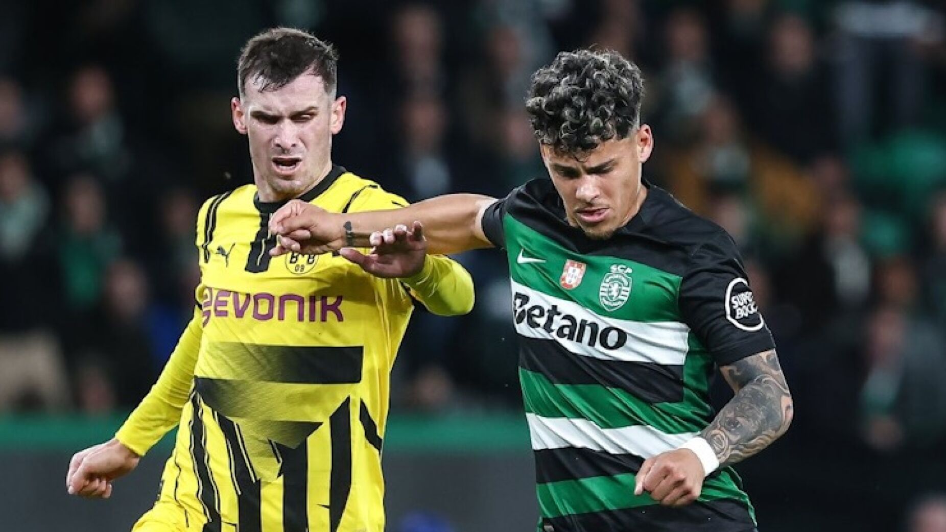 Sporting cai com estrondo na Champions diante do Dortmund