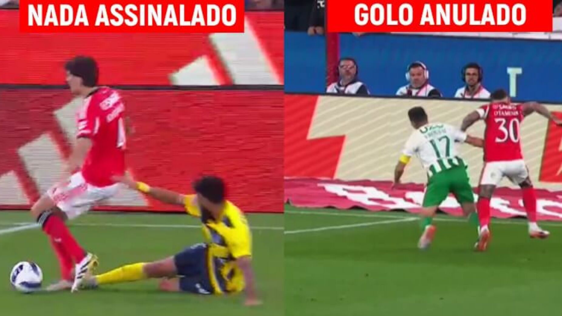 Benfica manda farpa à APAF e compara dois lances: "Critérios" (VÍDEO)