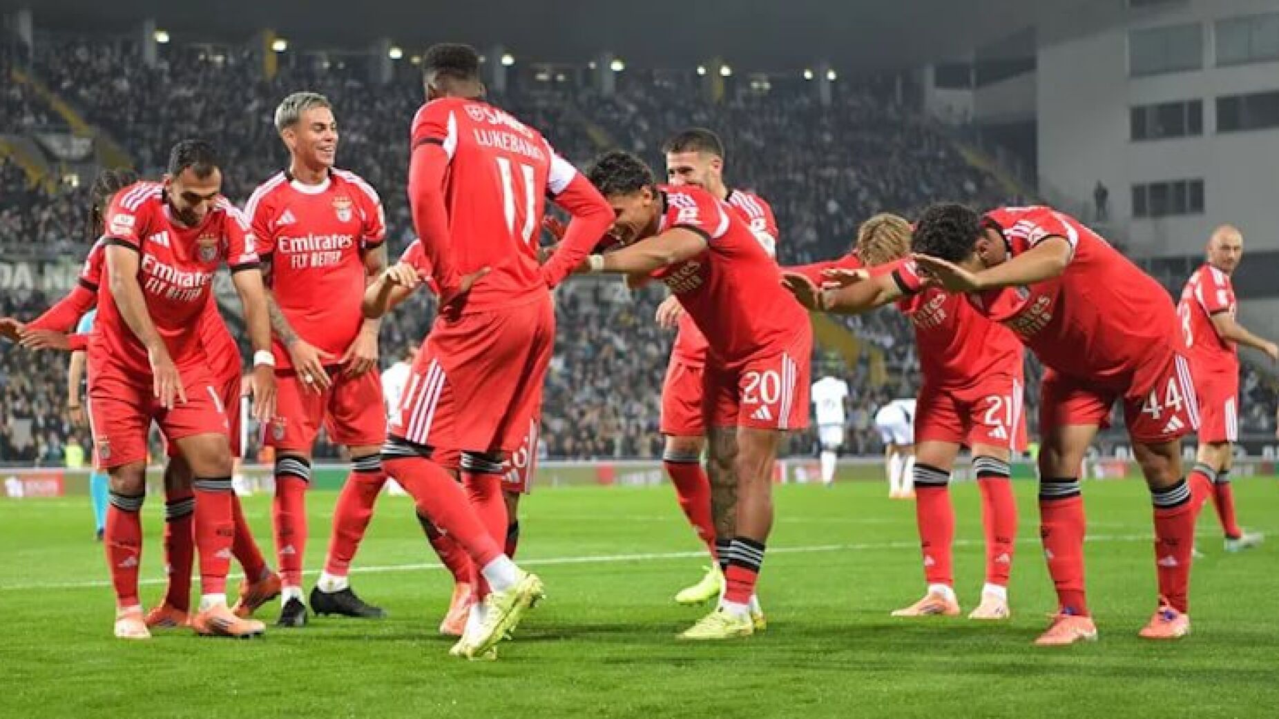 Eis a explicação para o curioso festejo do 2º golo do Benfica em Guimarães