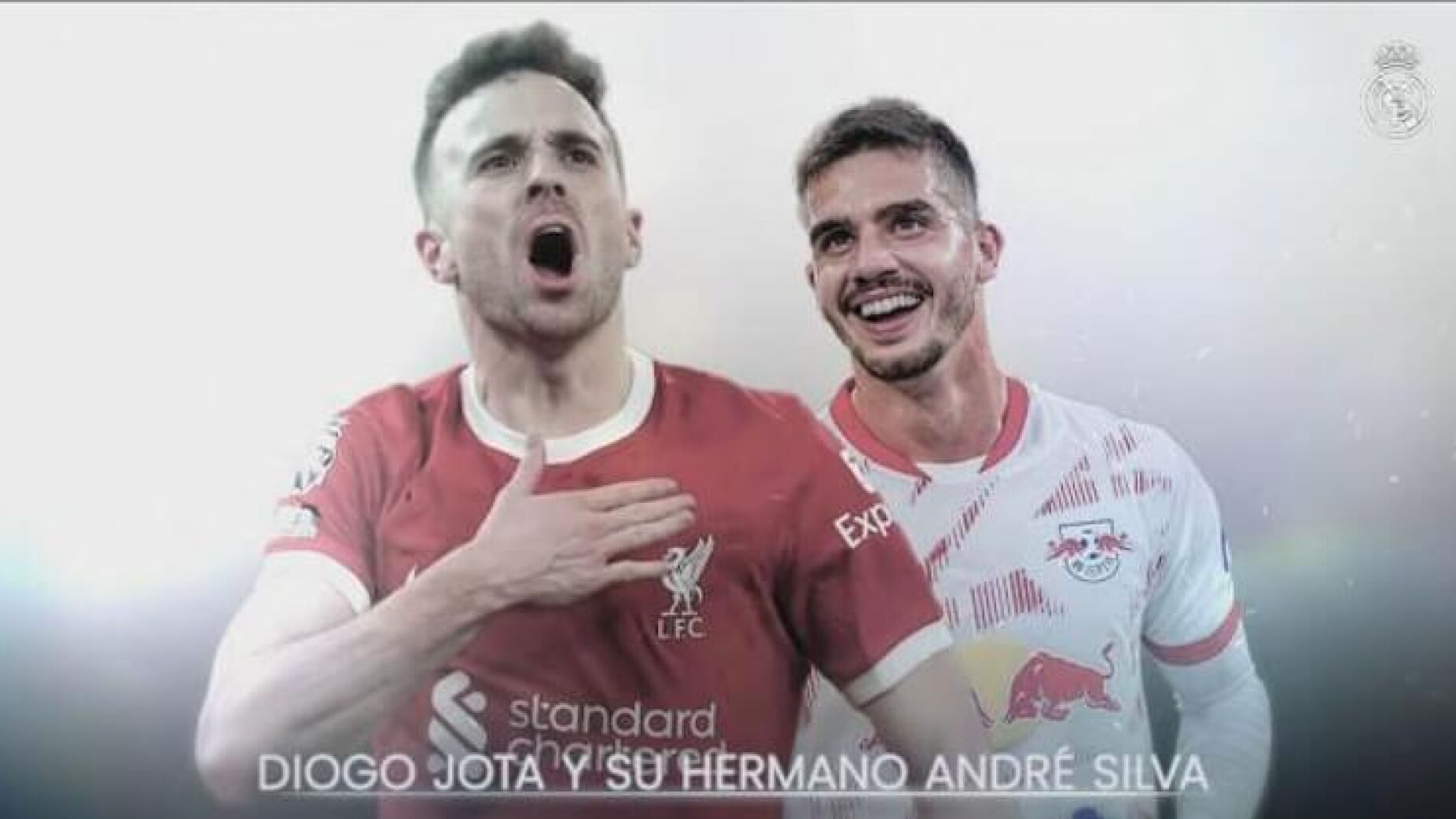 Real Madrid homenageia Diogo Jota mas troca imagem de André Silva