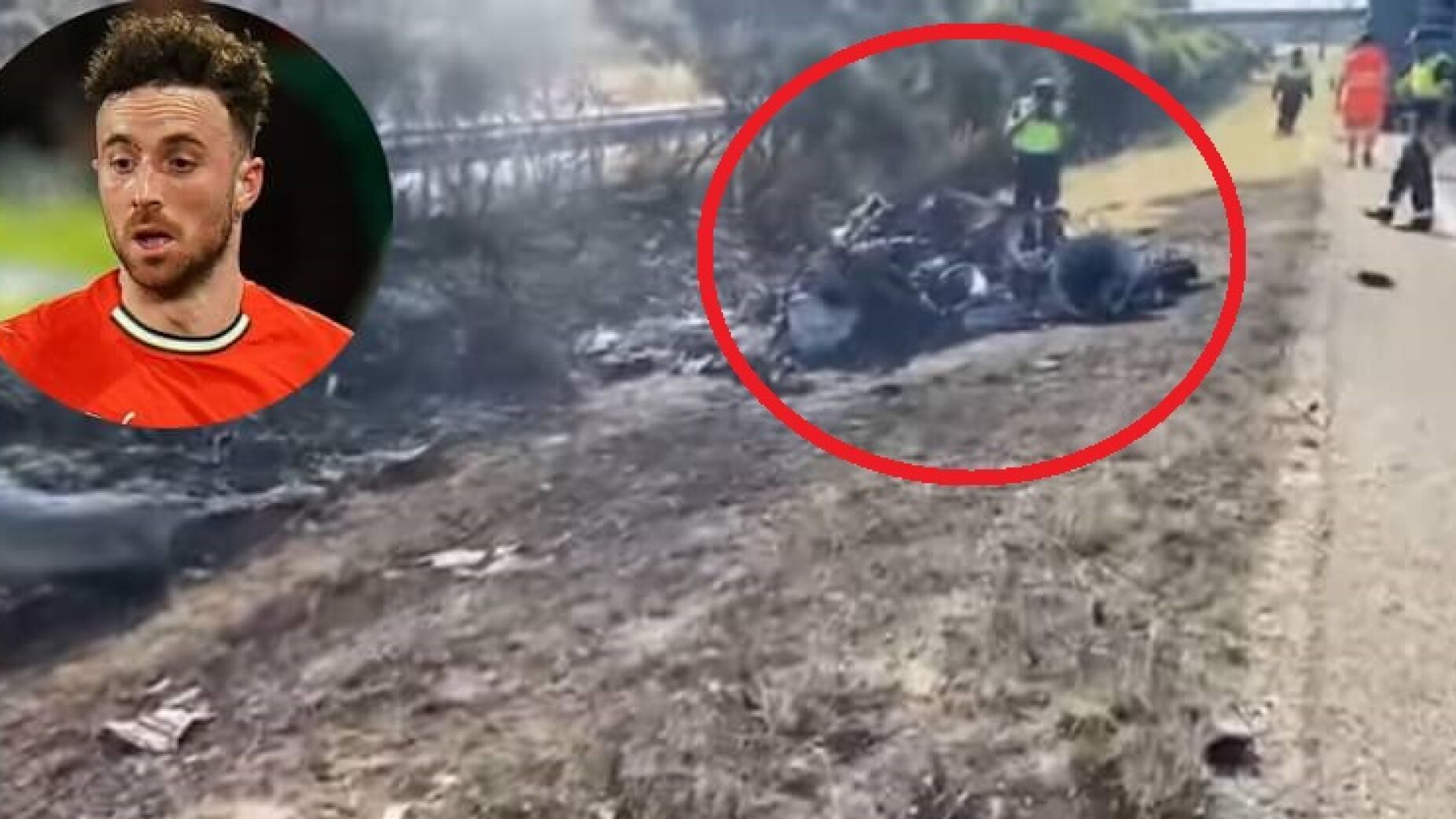 Assim ficou o Lamborghini de Jota após o trágico acidente (VÍDEO)