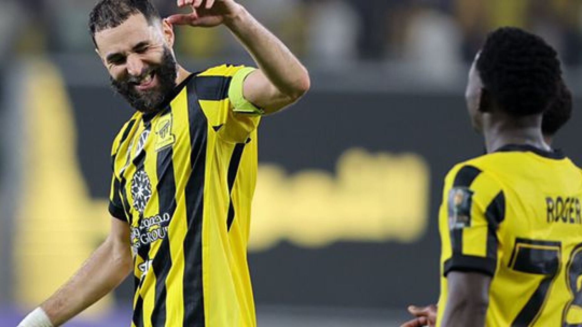 S&eacute;rgio Concei&ccedil;&atilde;o soma e segue no Al Ittihad &agrave; boleia de um hat-trick de Benzema