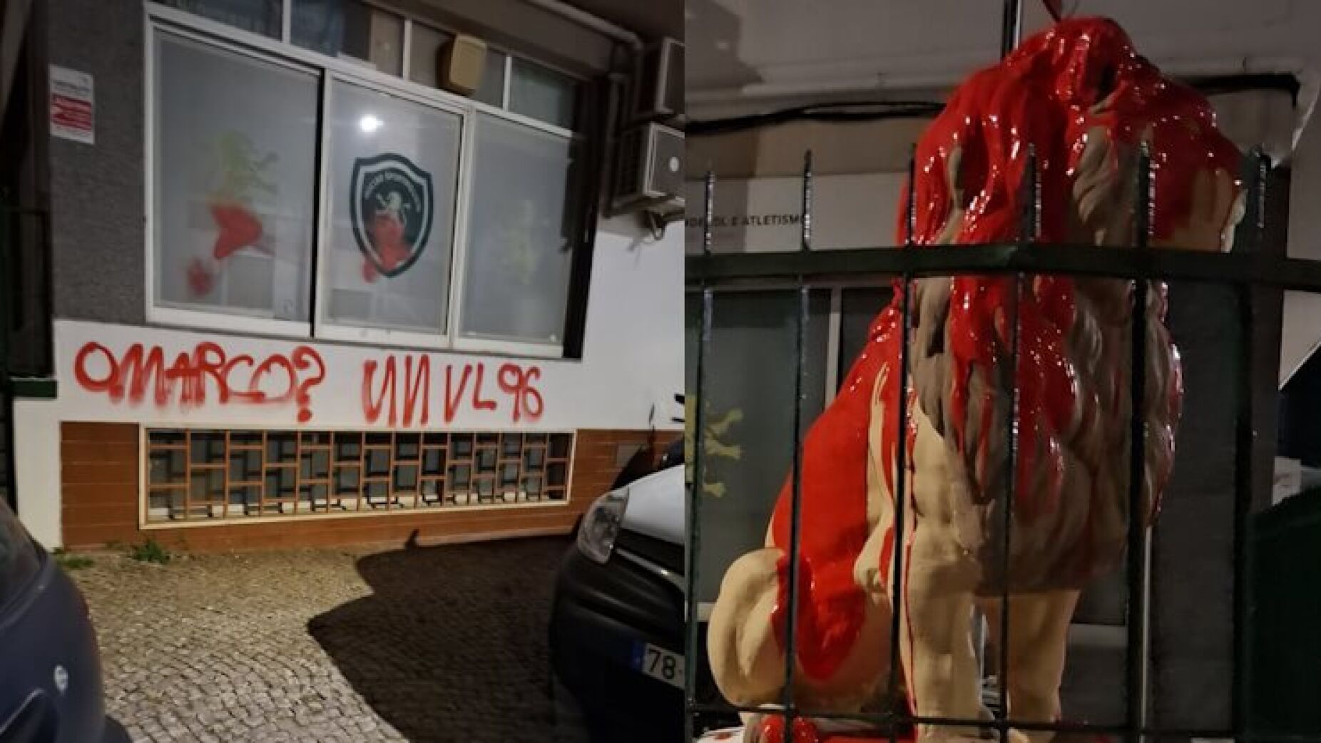 Núcleo do Sporting em Faro vandalizado: "Onde está o Marco?"