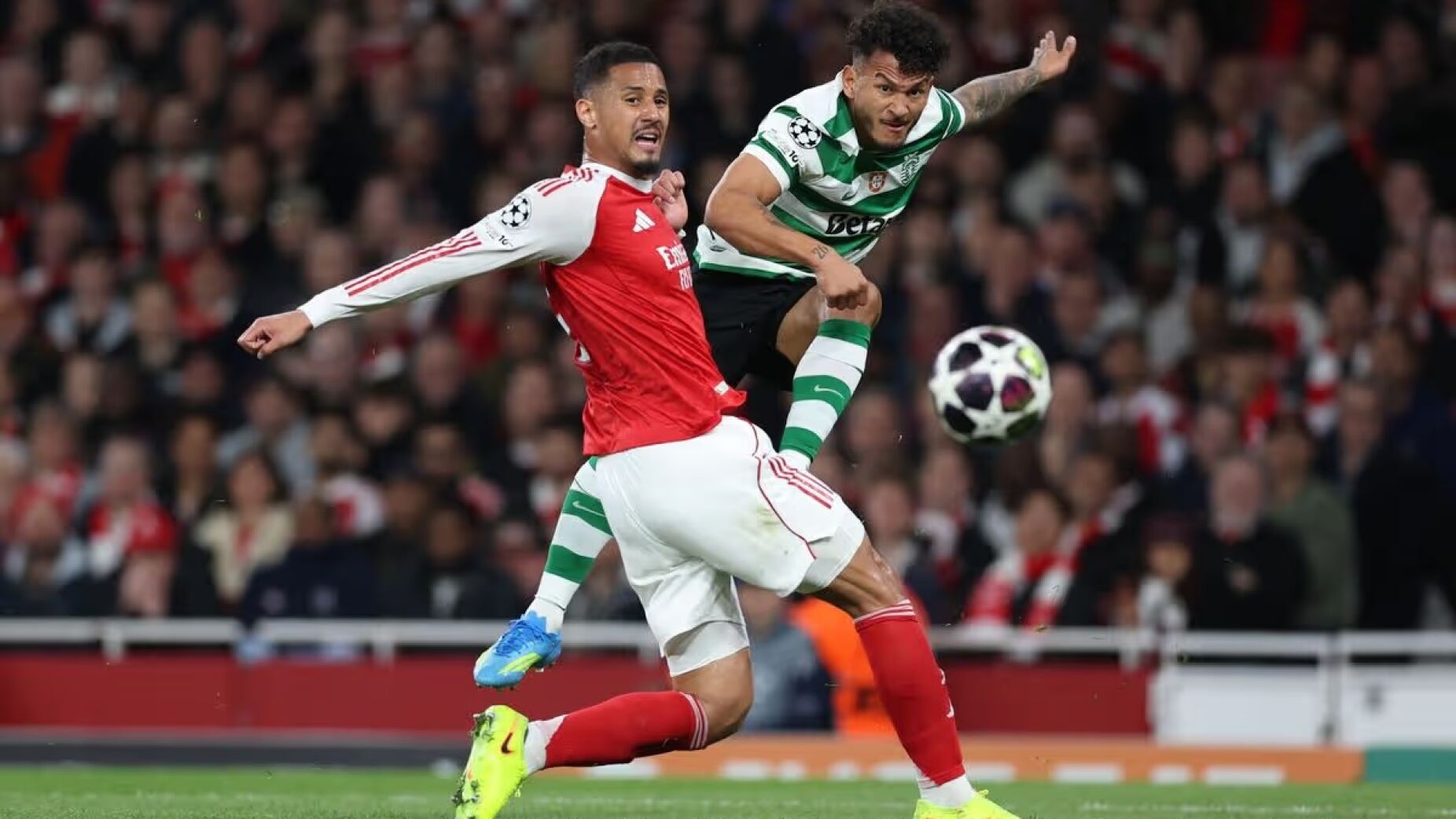 Arsenal 0-0 Sporting &mdash; os le&otilde;es foram melhores em dois jogos e saem eliminados. Rui Borges: "o Arsenal teve sorte. Tem de servir de motiva&ccedil;&atilde;o, jamais de frustra&ccedil;&atilde;o"