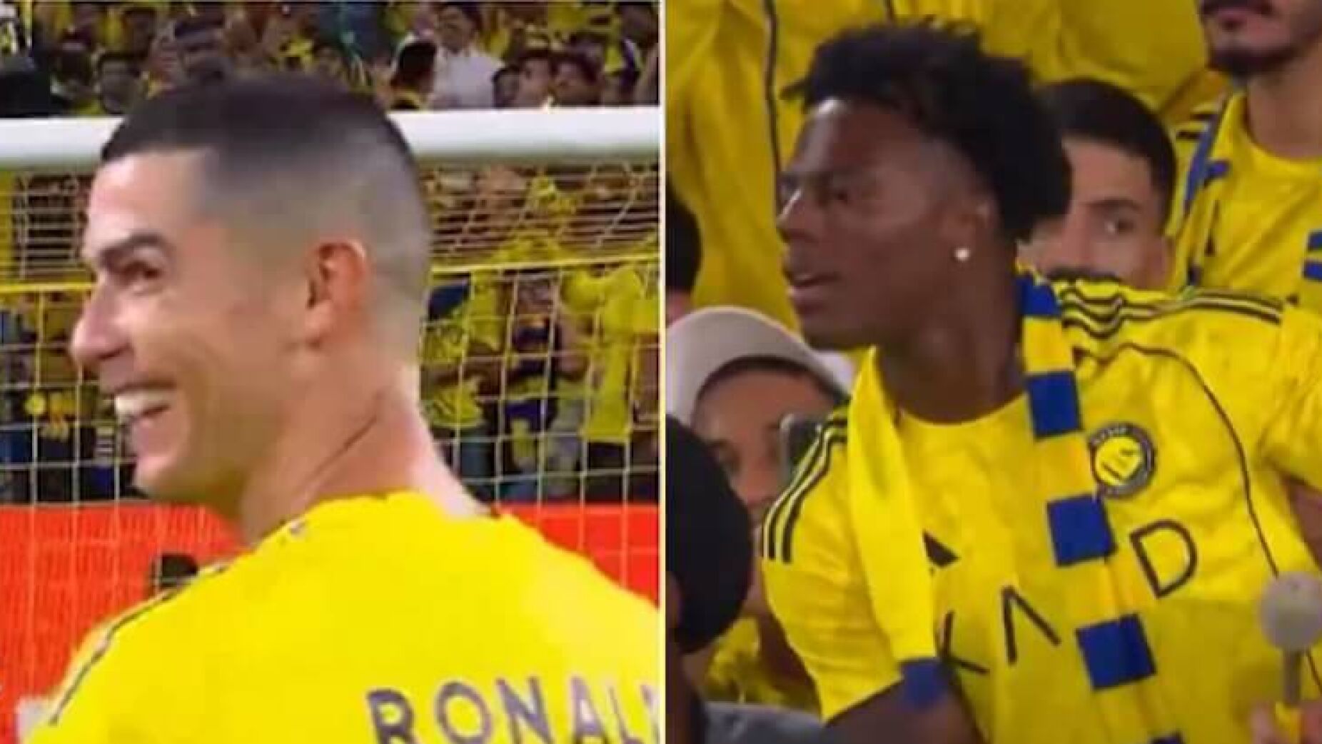 Speed vai à loucura com dica de Ronaldo na claque do Al Nassr