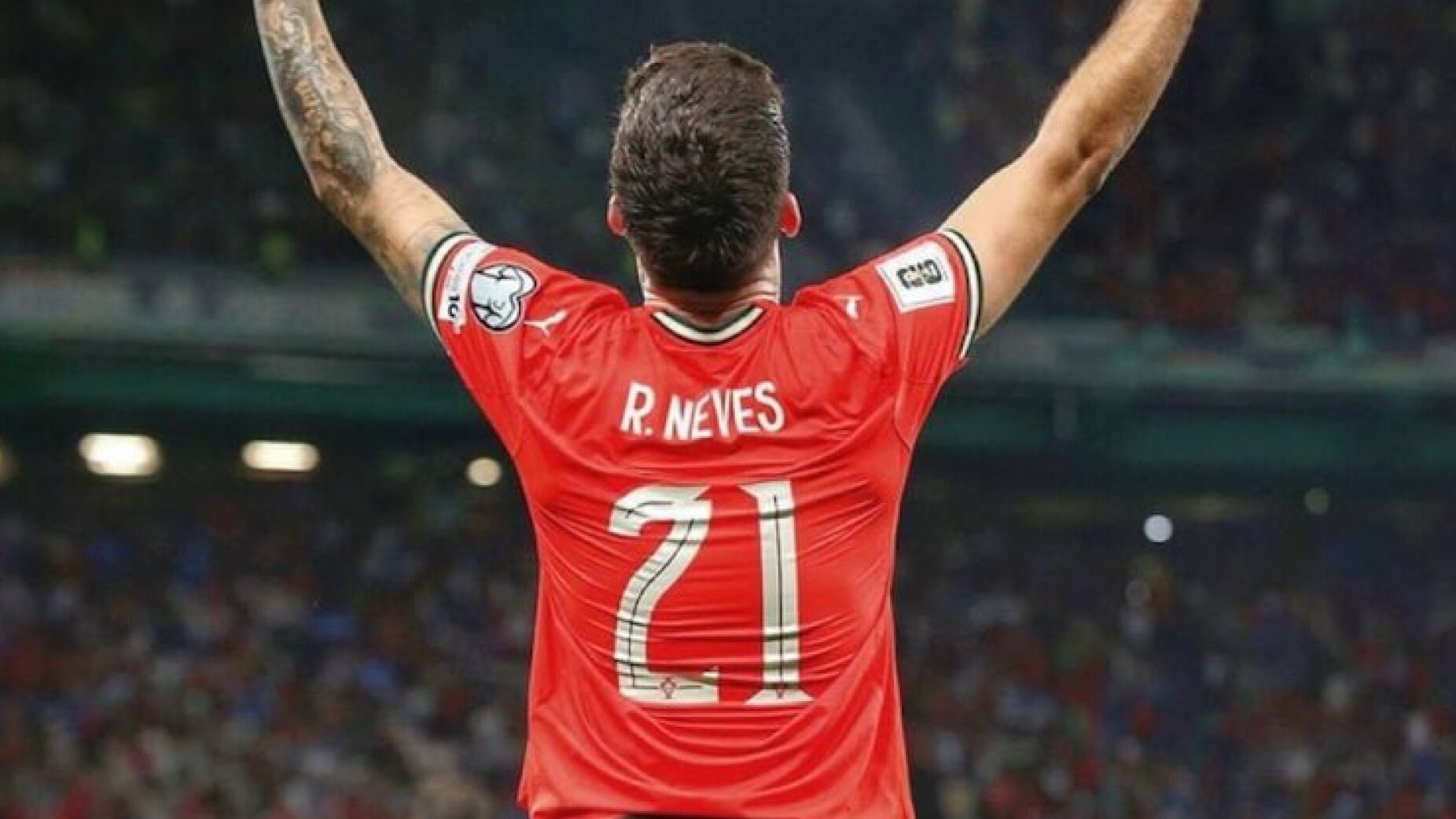 A reação de Rúben Neves após salvar Portugal diante da Irlanda