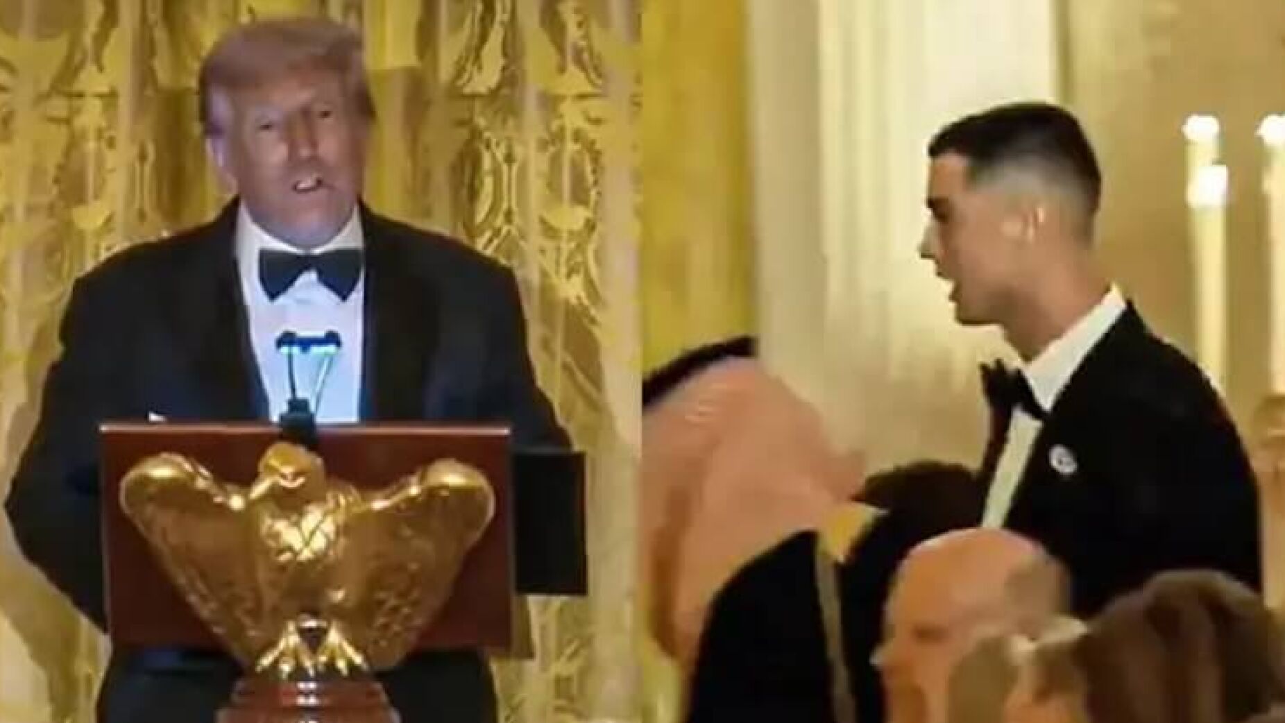 Palavras que Trump dirigiu a Ronaldo na Casa Branca dão que falar (VÍDEO)