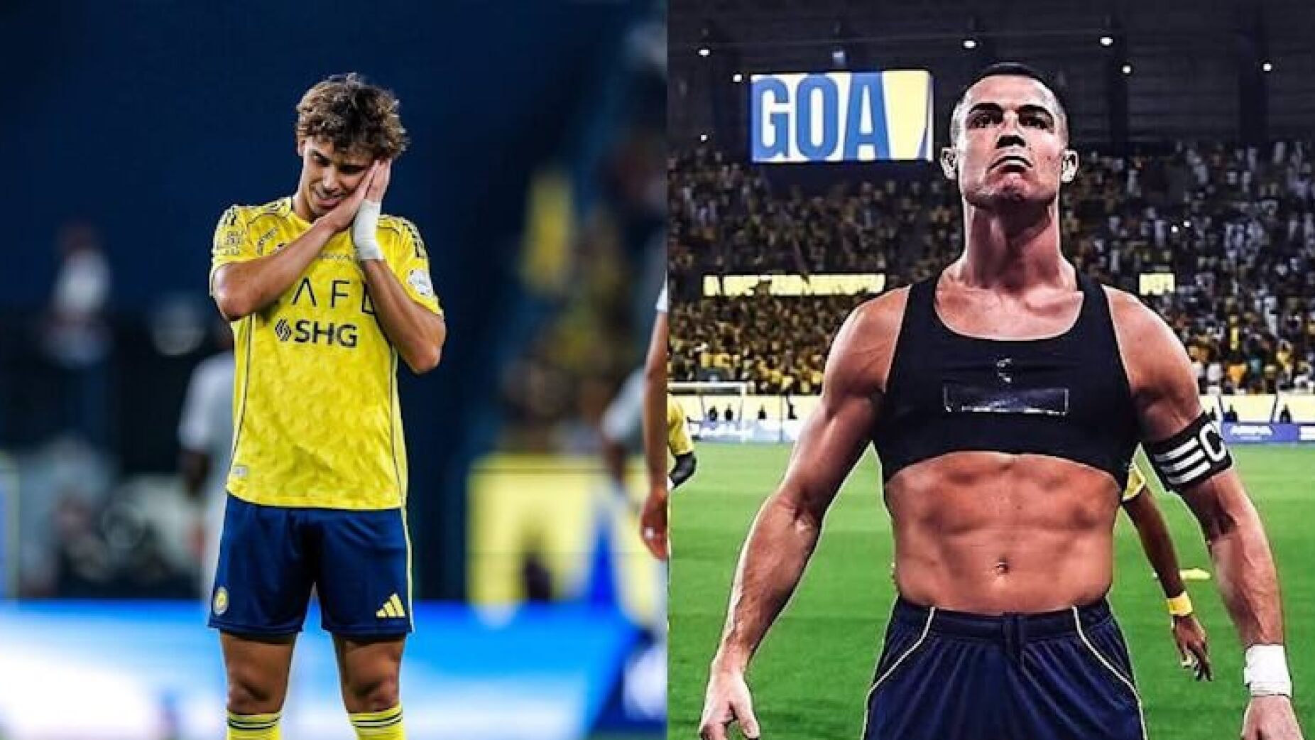 Hat trick de Félix e golaço de Ronaldo na goleada do Al Nassr
