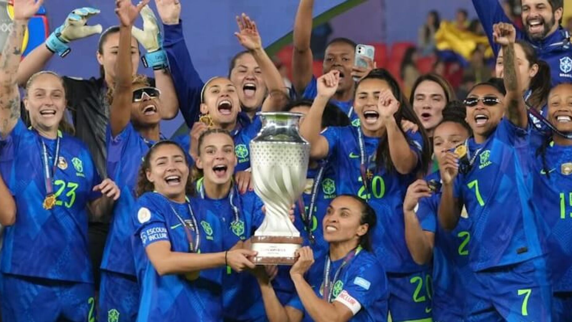 Brasil conquista a sua 9ª Copa América feminina em 10 edições