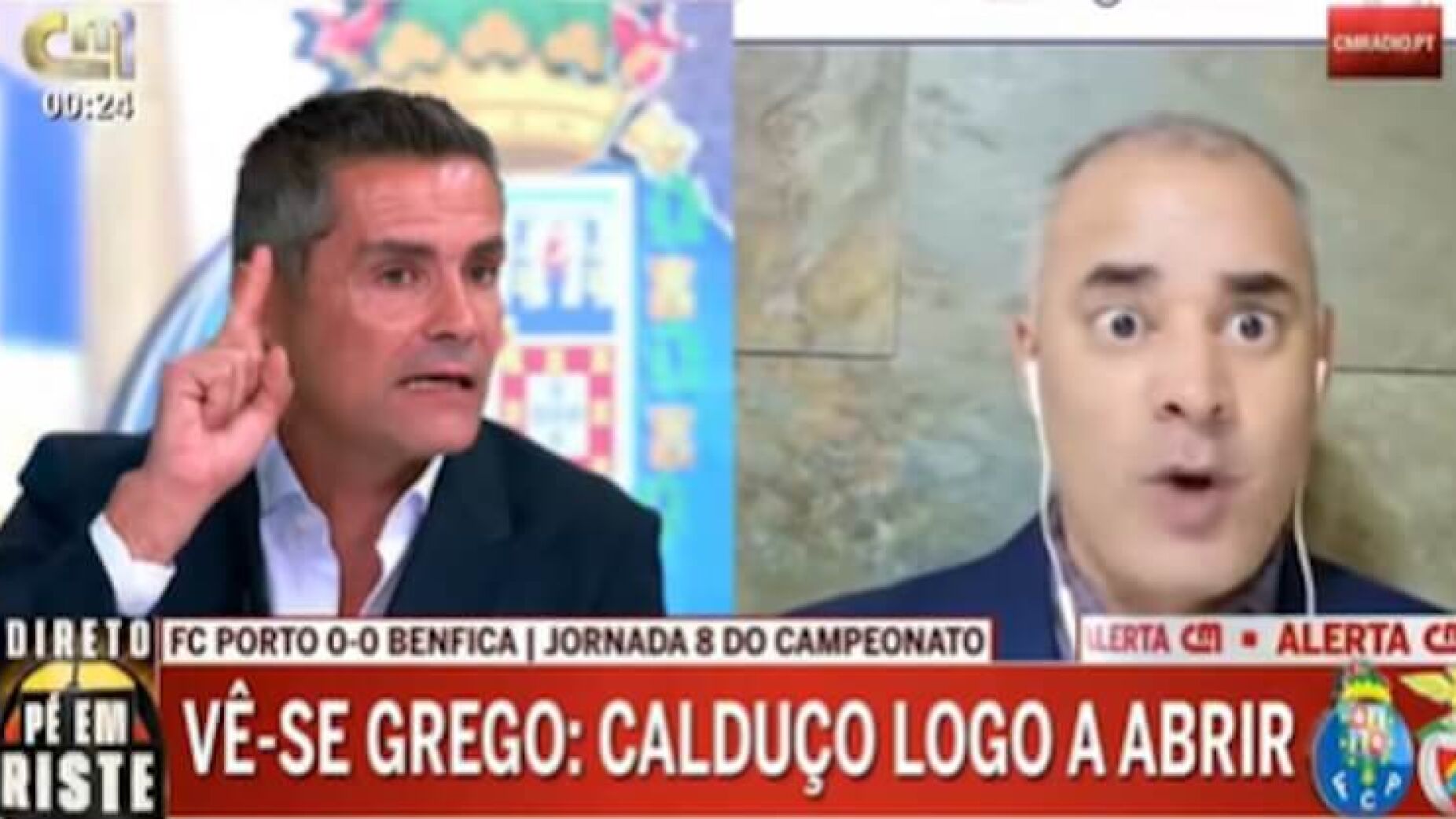 Peixeirada forte entre Tiago Silva e Marco Ferreira: "Não te conheço de lado nenhum"