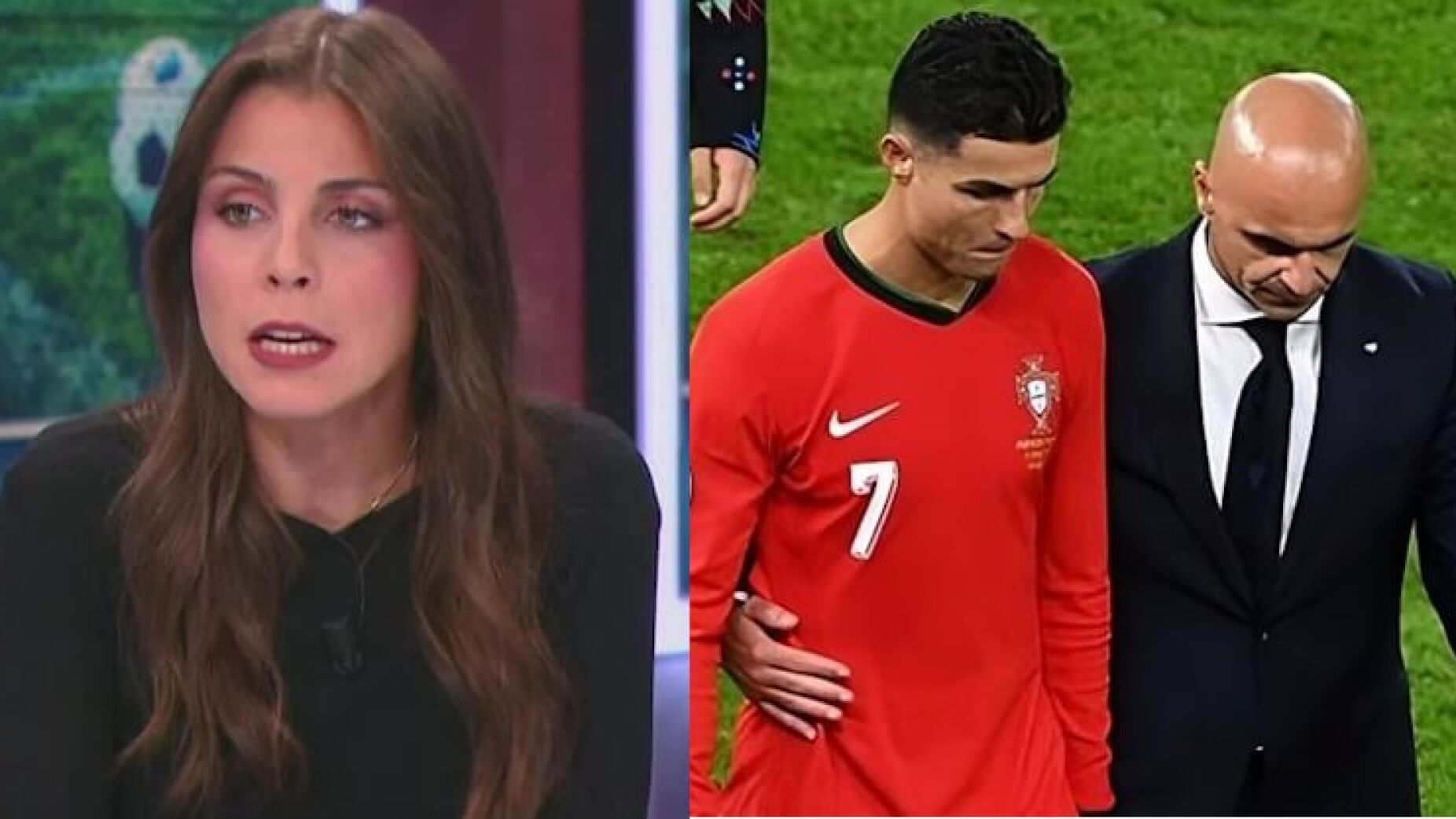 Sofia Oliveira arrasa Roberto Martínez e ataca Ronaldo