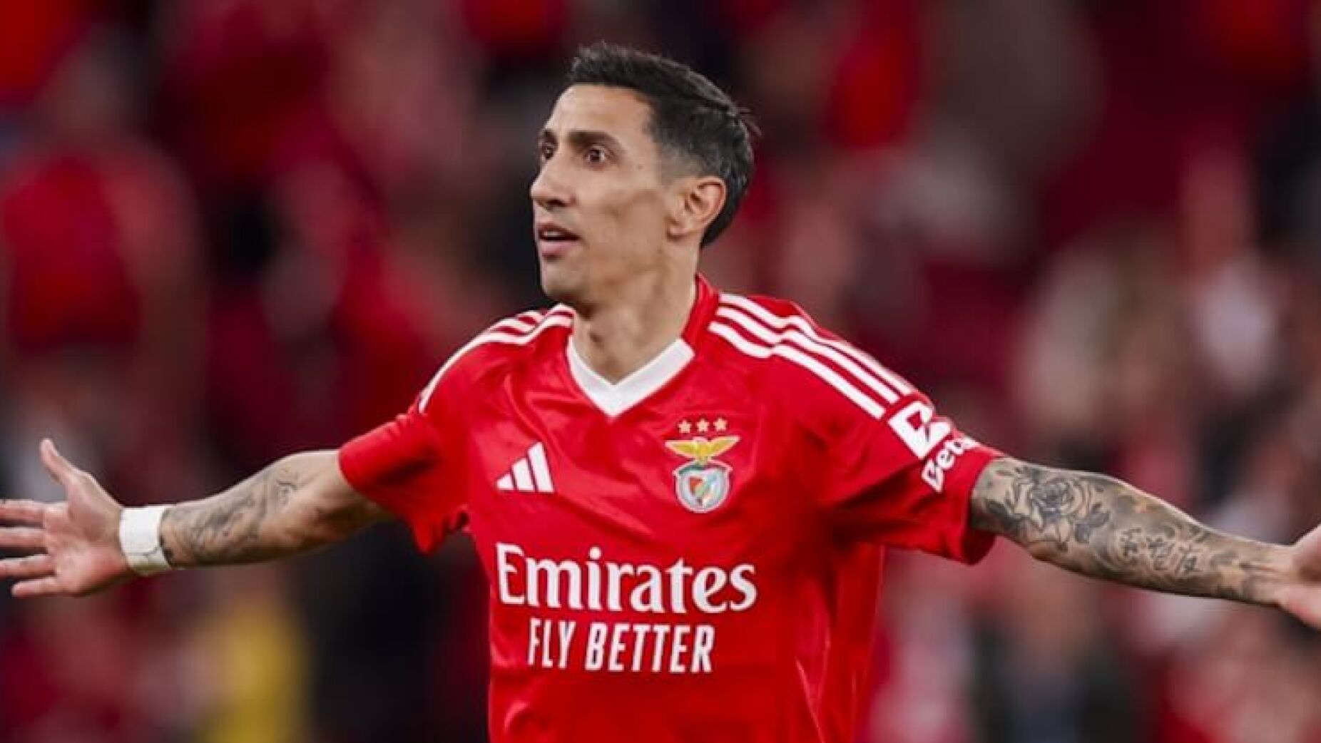 Di María pode fazer história na Champions no Benfica-Bolonha