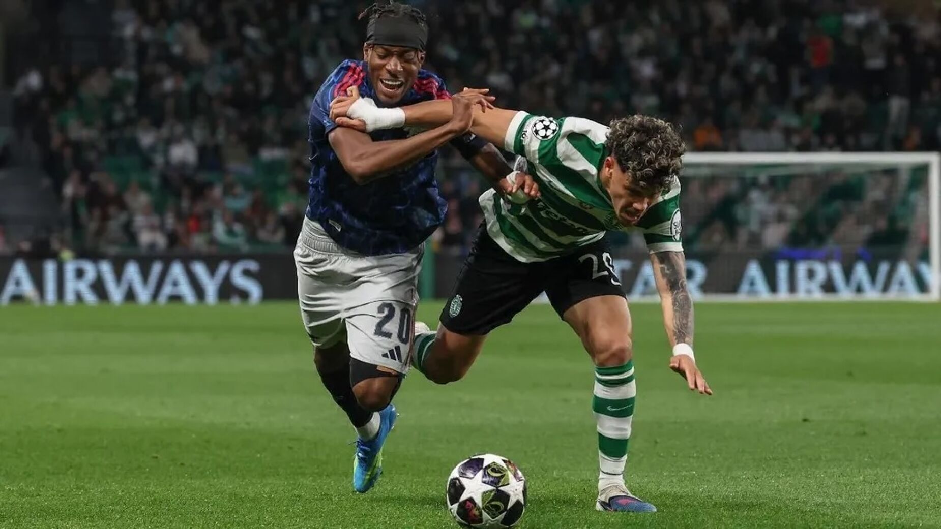 HAVERTZ MATA ALVALADE NOS DESCONTOS: SPORTING 0-1 ARSENAL NA PRIMEIRA M&Atilde;O DOS QUARTOS DA CHAMPIONS