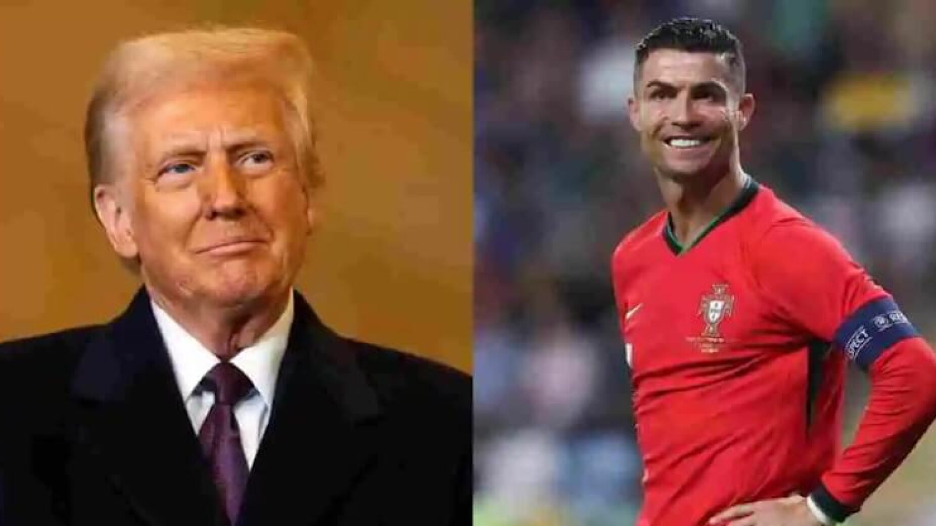 Prenda de Ronaldo para Donald Trump dá que falar (VÍDEO)