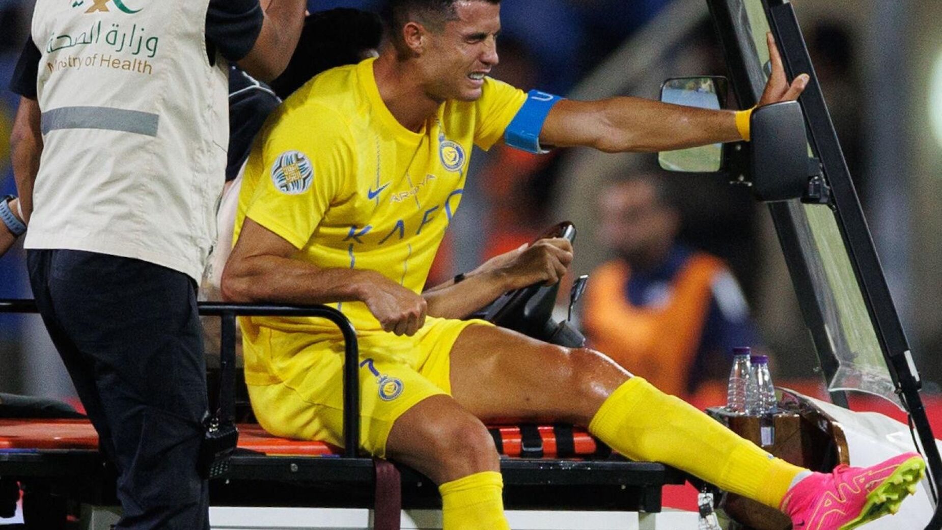 Les&atilde;o de Cristiano Ronaldo preocupa Sele&ccedil;&atilde;o a semanas dos pr&oacute;ximos jogos