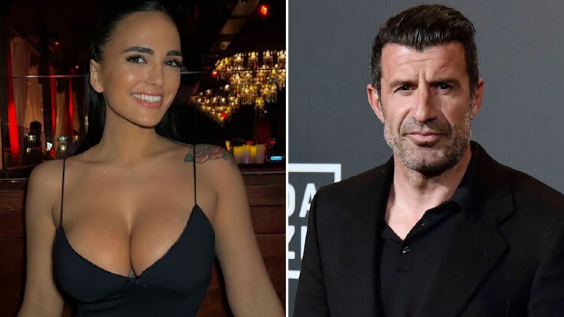 Claudia Bavel fala em encontros com Luís Figo e o português já reagiu