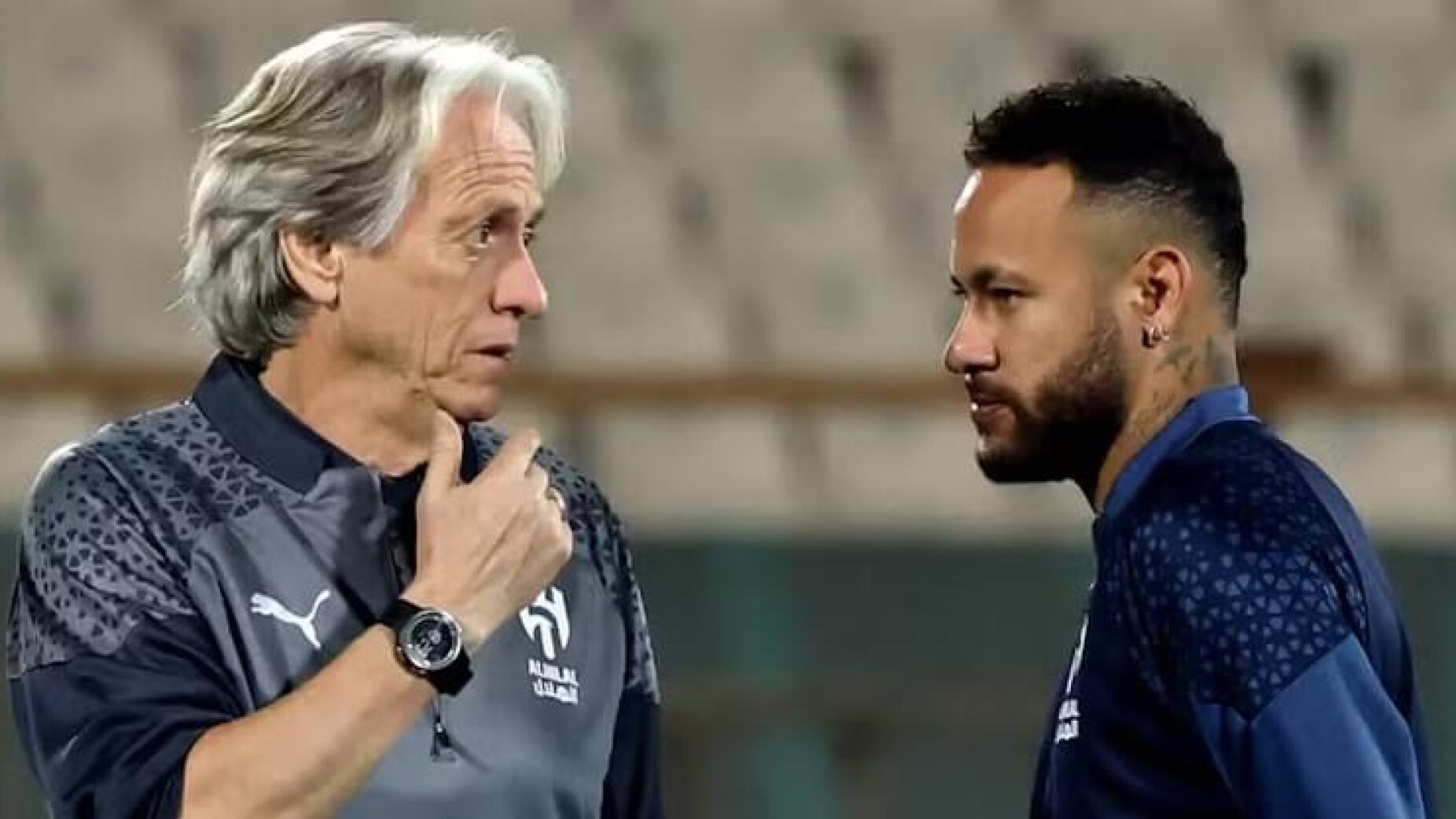 Neymar saiu a mal com Jesus do Al Hilal após forte discussão