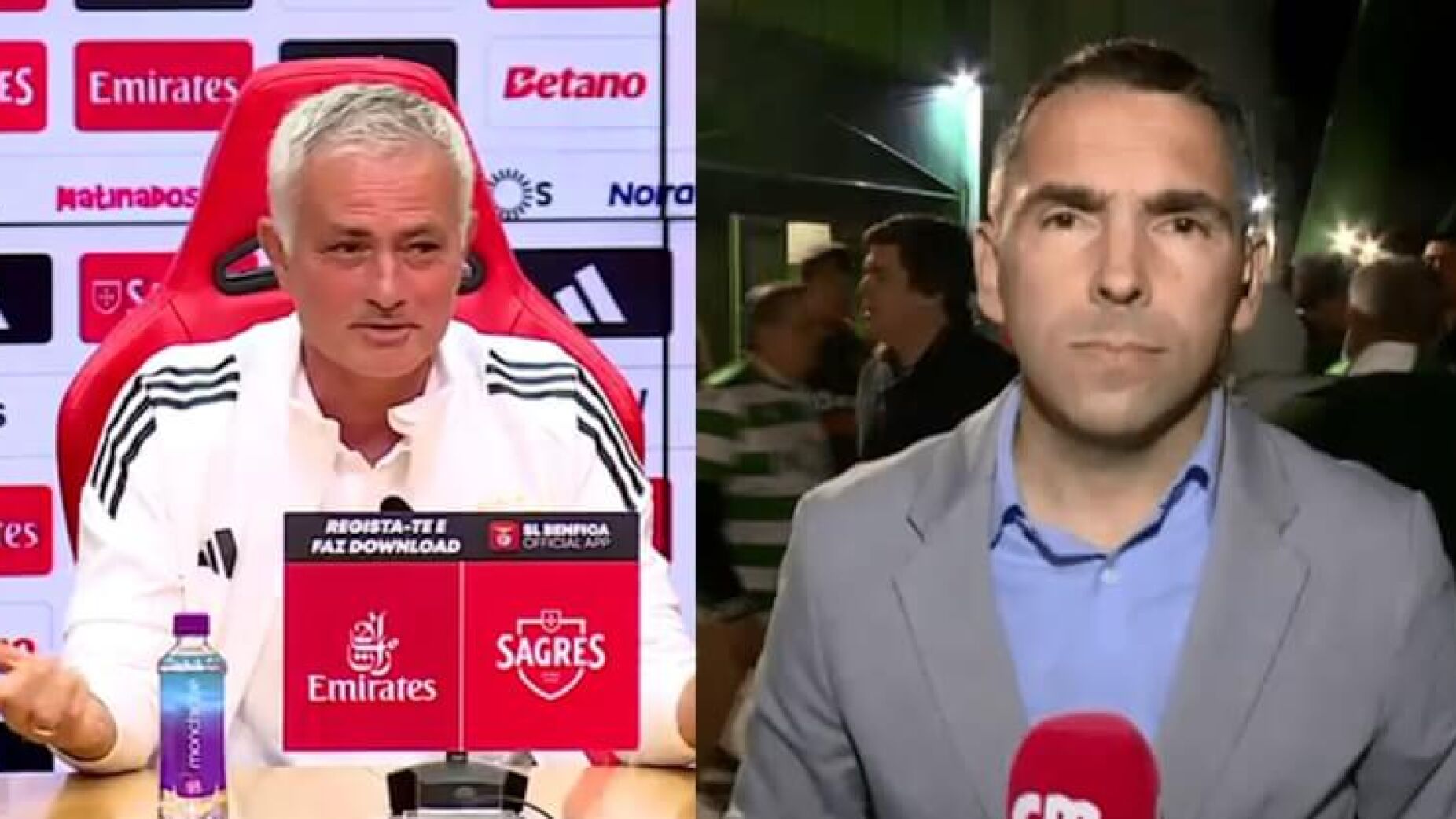 A tirada de Mourinho para Pedro Neves de Sousa que já é viral