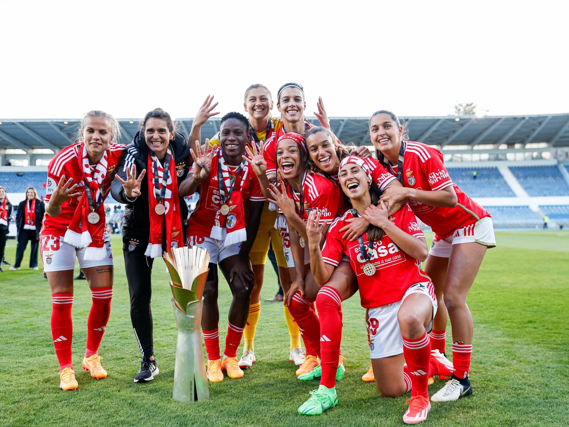 Benfica no feminino. Ainda agora chegou e já bate recordes