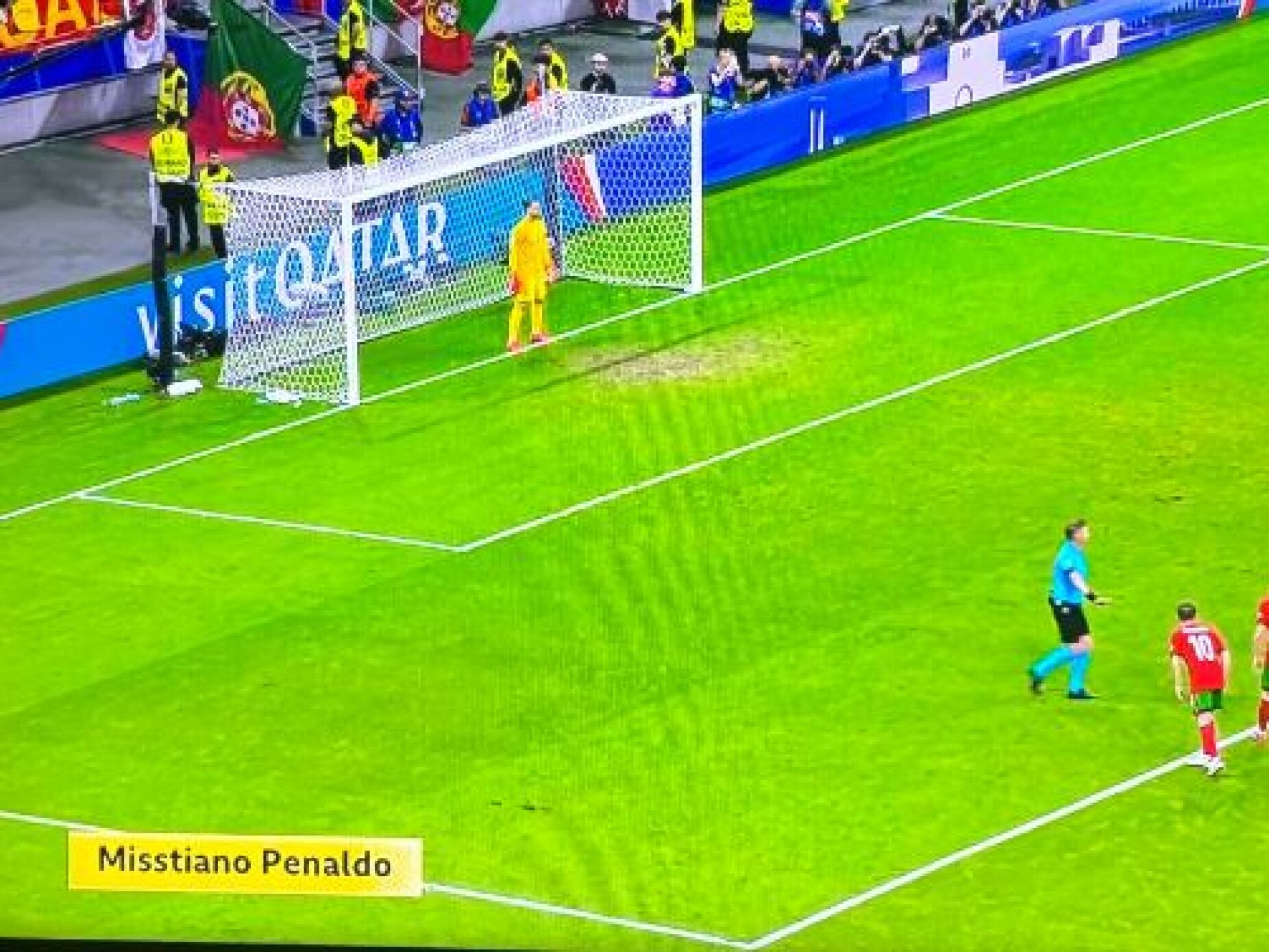 BBC escreve "Misstiano Penaldo" após Ronaldo falhar penálti e gera indignação