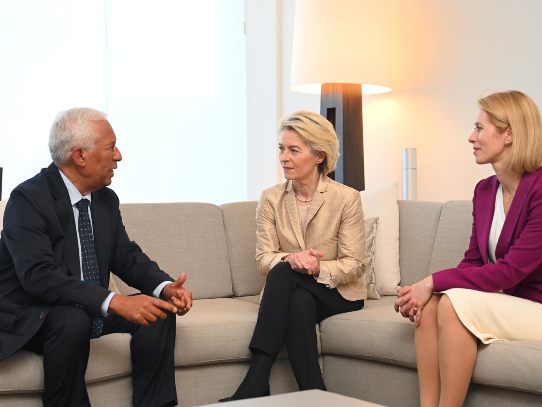 Bruxelas. Terminou a reunião de António Costa com Kallas e Von der Leyen