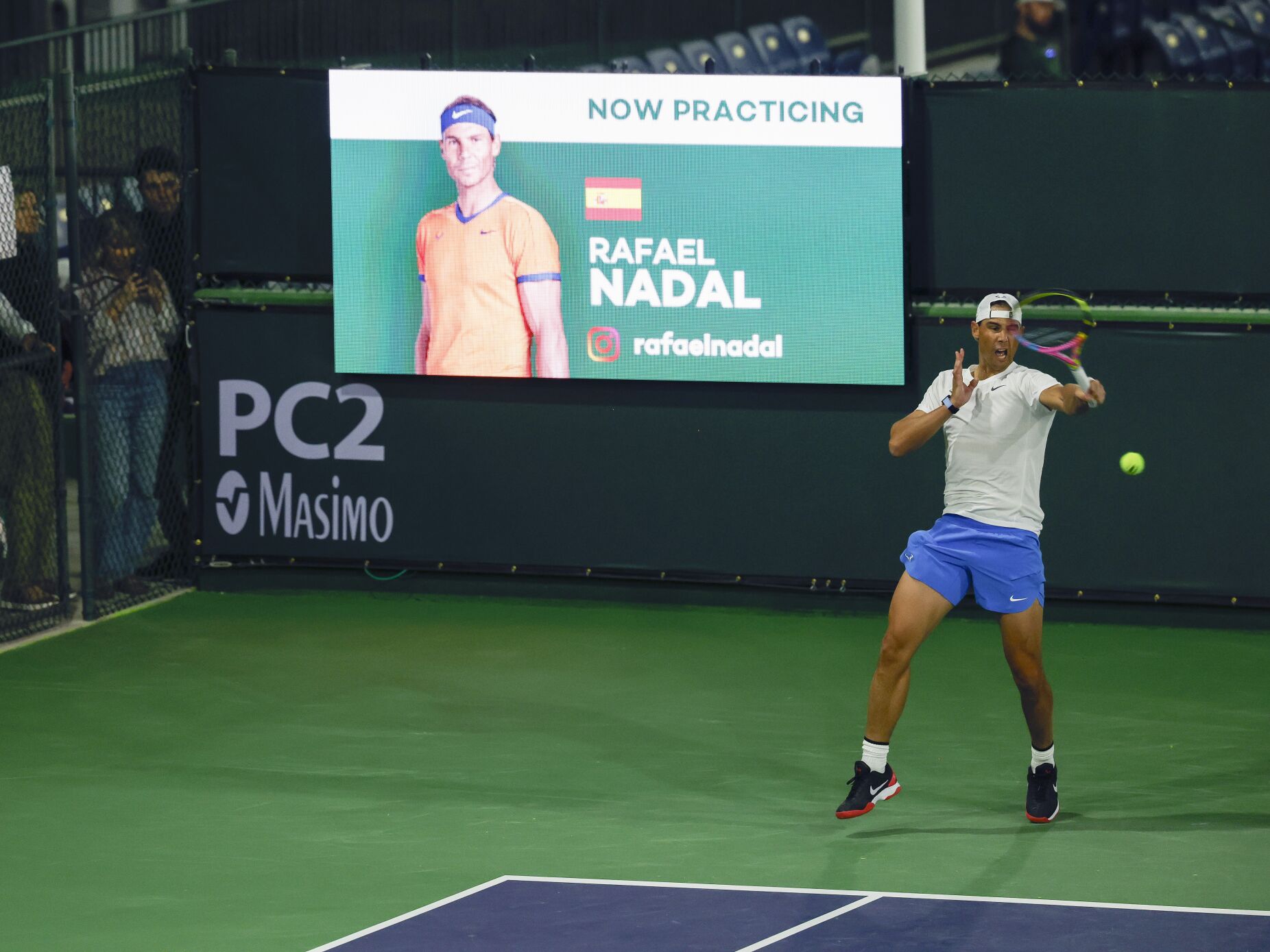 Tenista espanhol Rafael Nadal desiste de Indian Wells