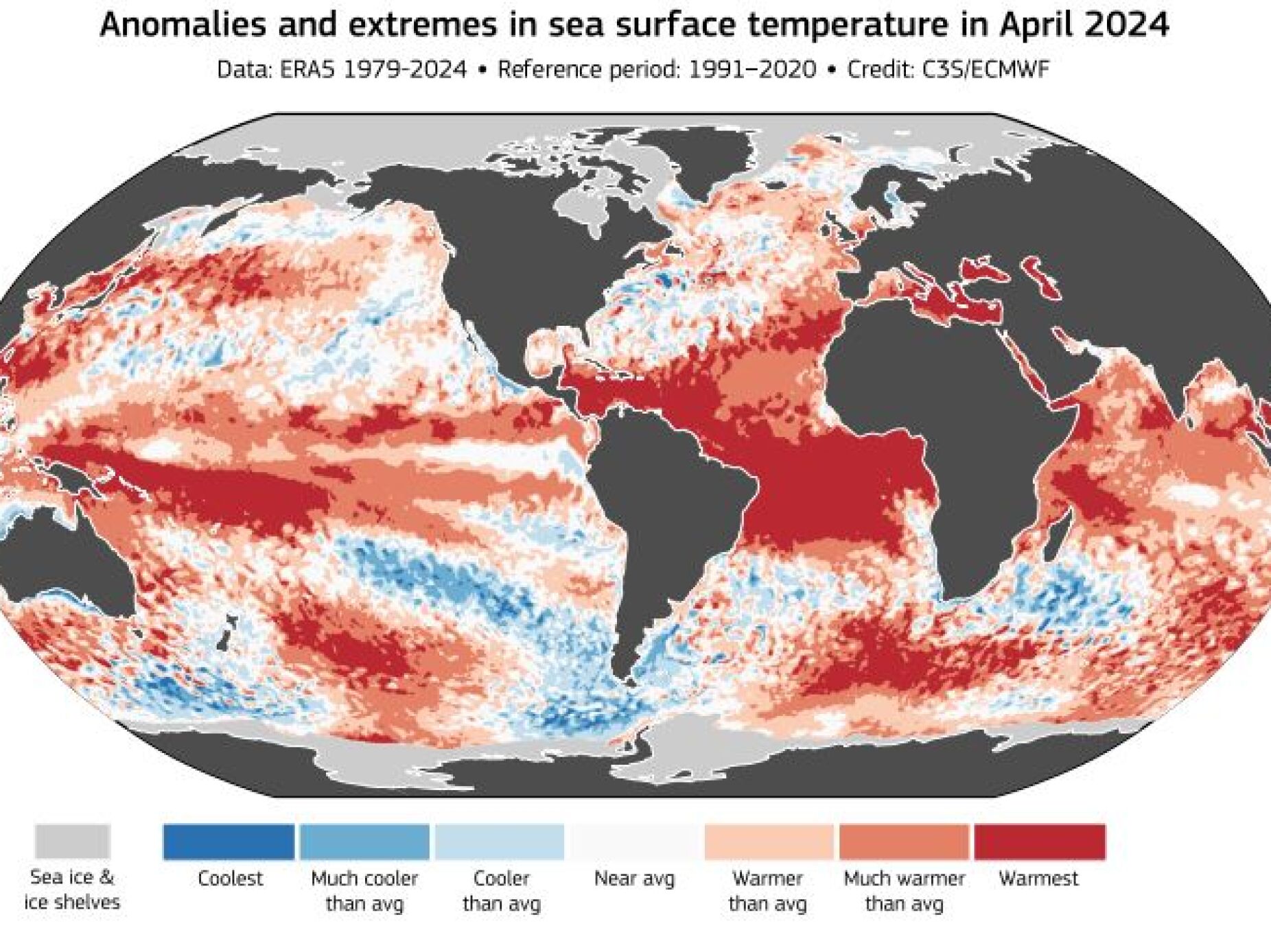 Novo recorde de calor em abril apesar da diminuição do fenómeno El Niño