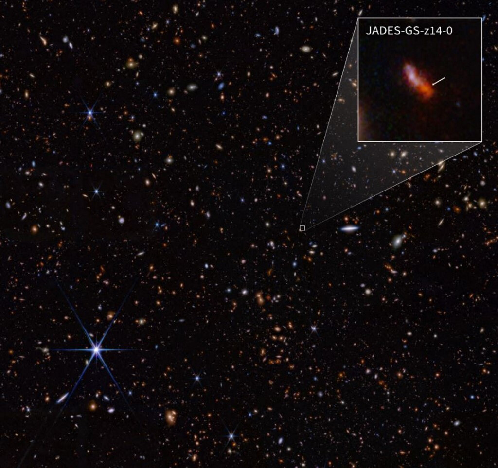 El telescopio James Webb detecta una galaxia nunca antes descubierta